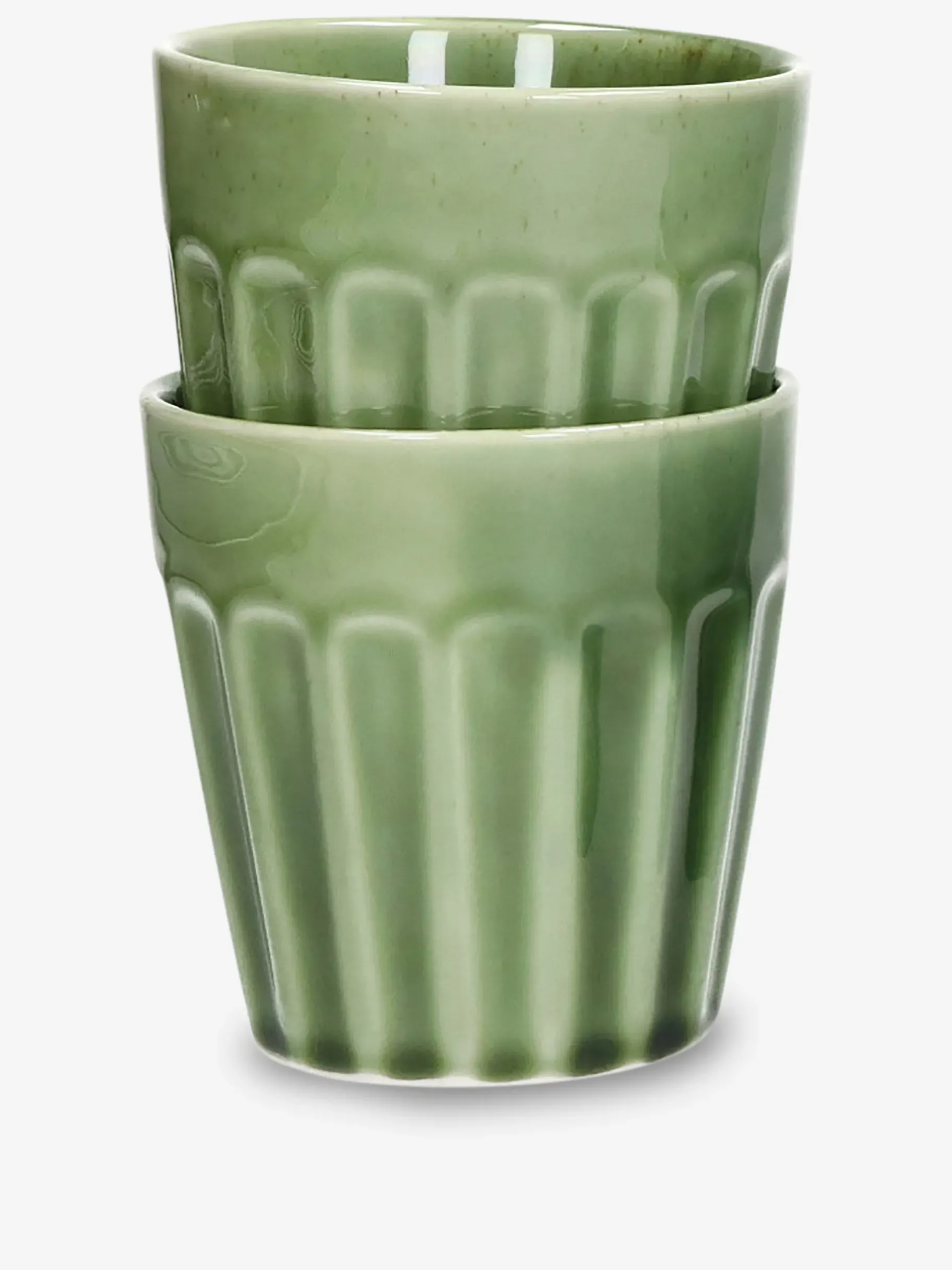 BENSIMON Verres & Carafes<Set de 2 verres rialto h10cm - poma... VERT