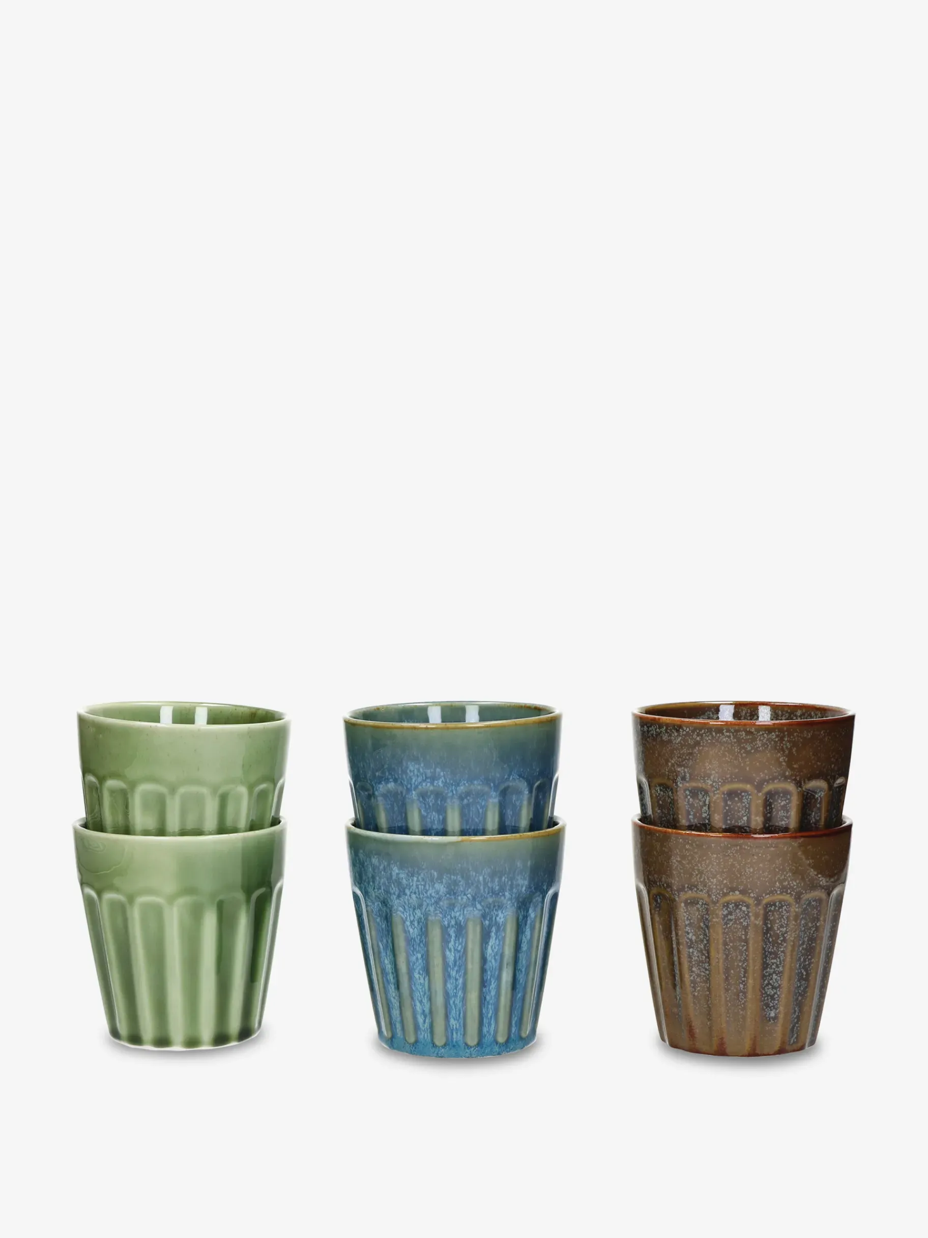 BENSIMON Verres & Carafes<Set de 2 verres rialto h10cm - poma... VERT