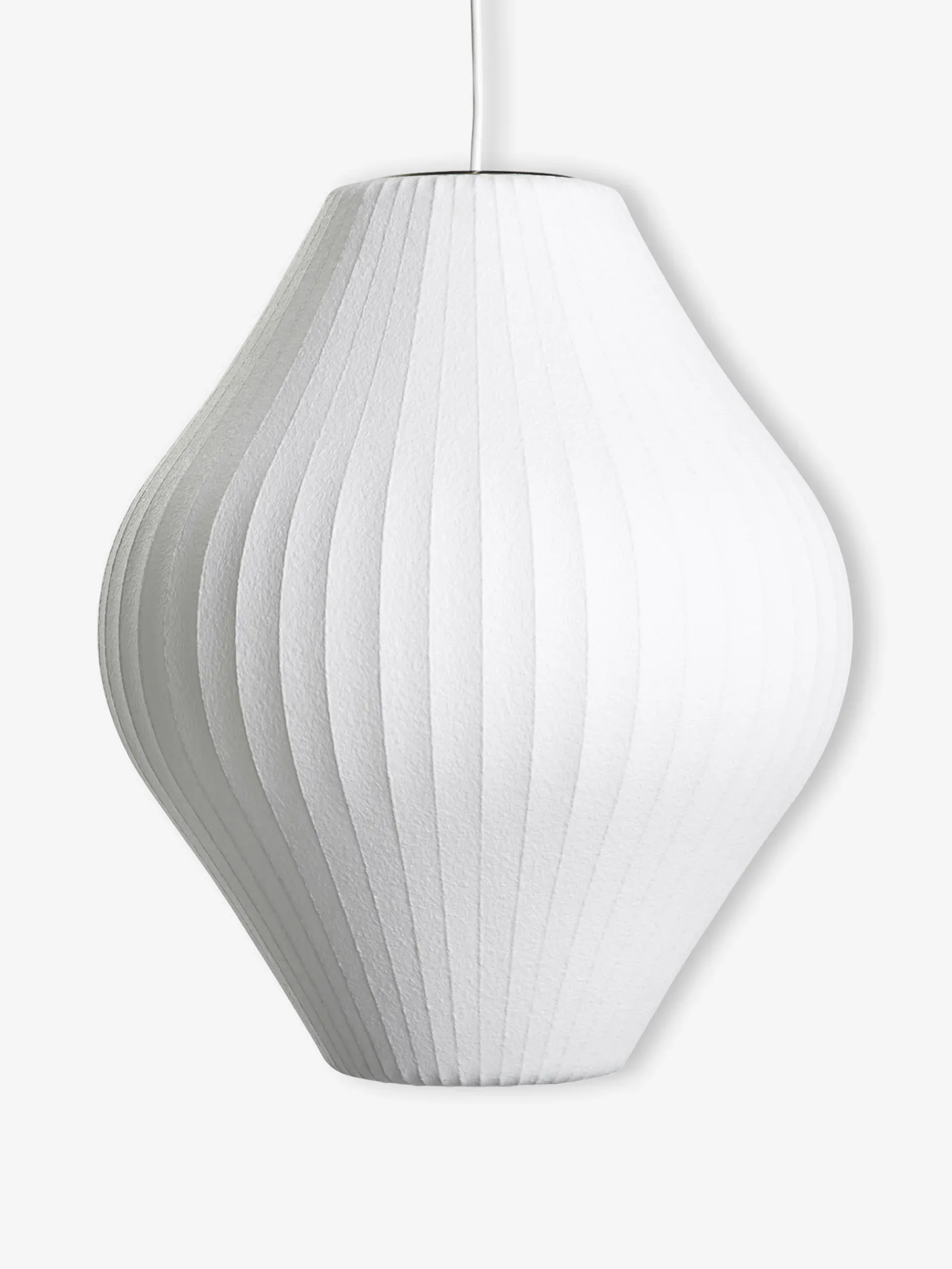 BENSIMON Suspensions<Suspension pear bubble m george nelson - hay BLANC