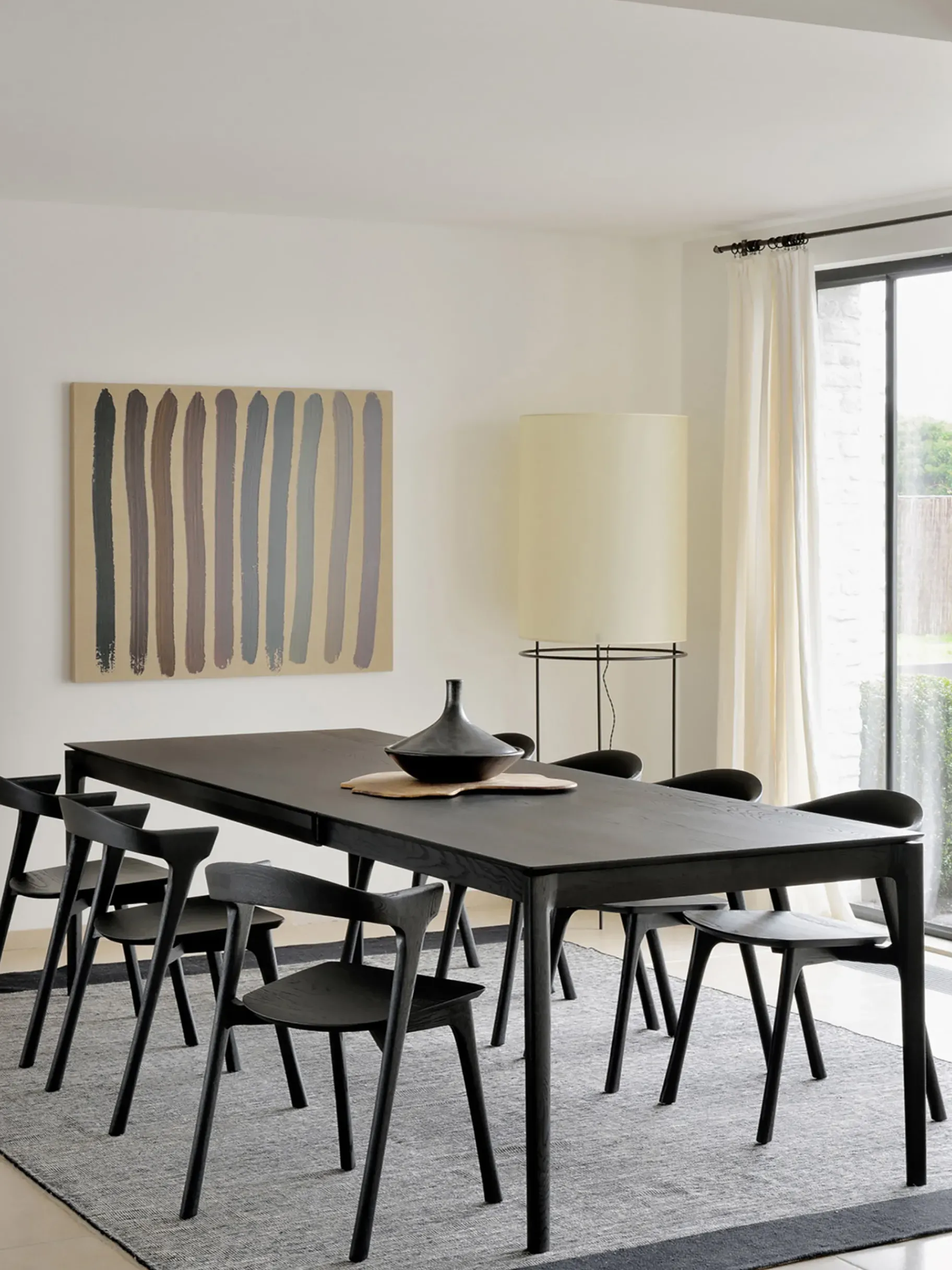 BENSIMON Tables & Consoles<Table a rallonge bok chene noir 180/280 cm - ethnicraft #ffffff