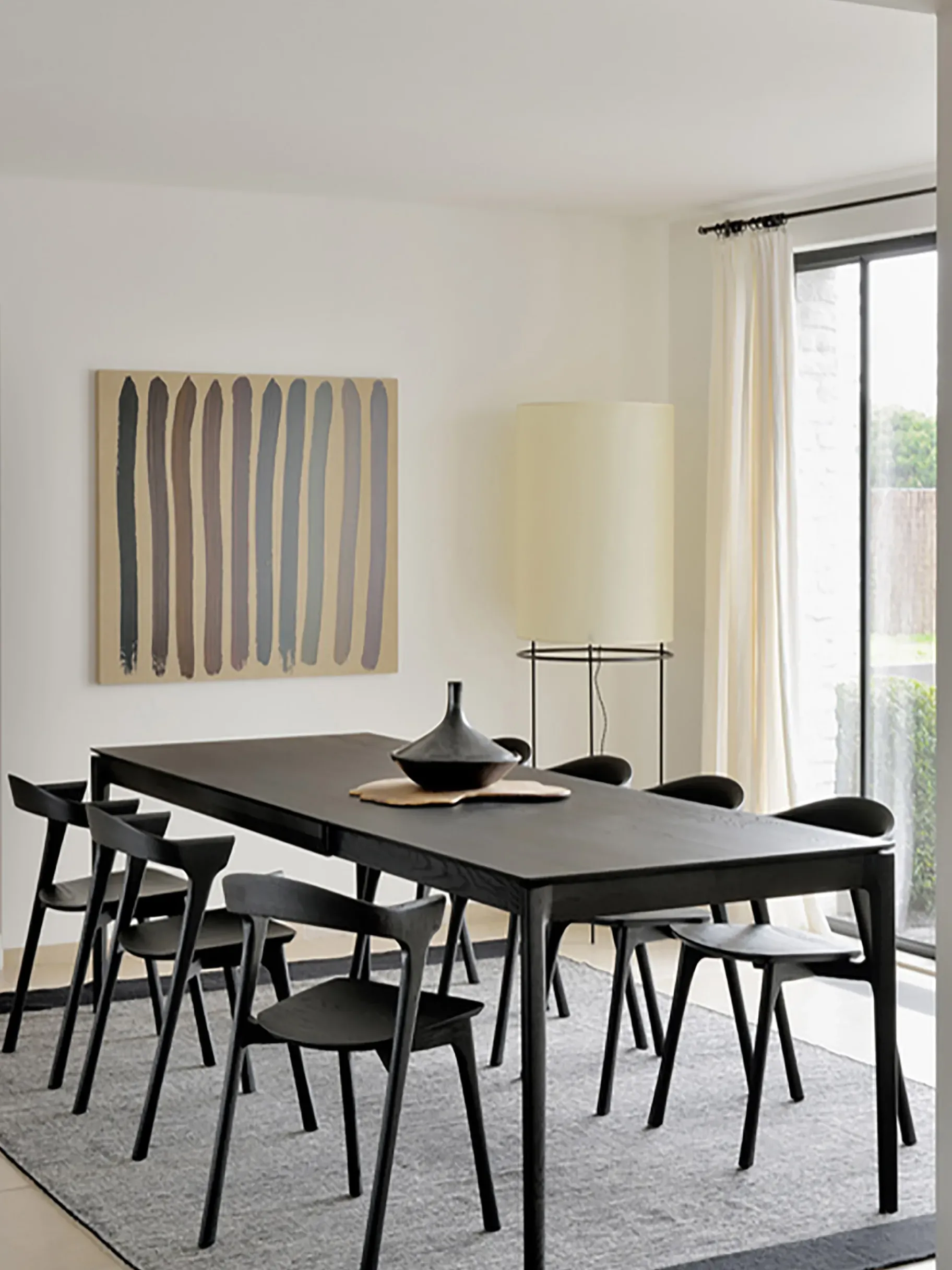 BENSIMON Tables & Consoles<Table a rallonge bok chene noir 140/220 cm - ethnicraft #ffffff