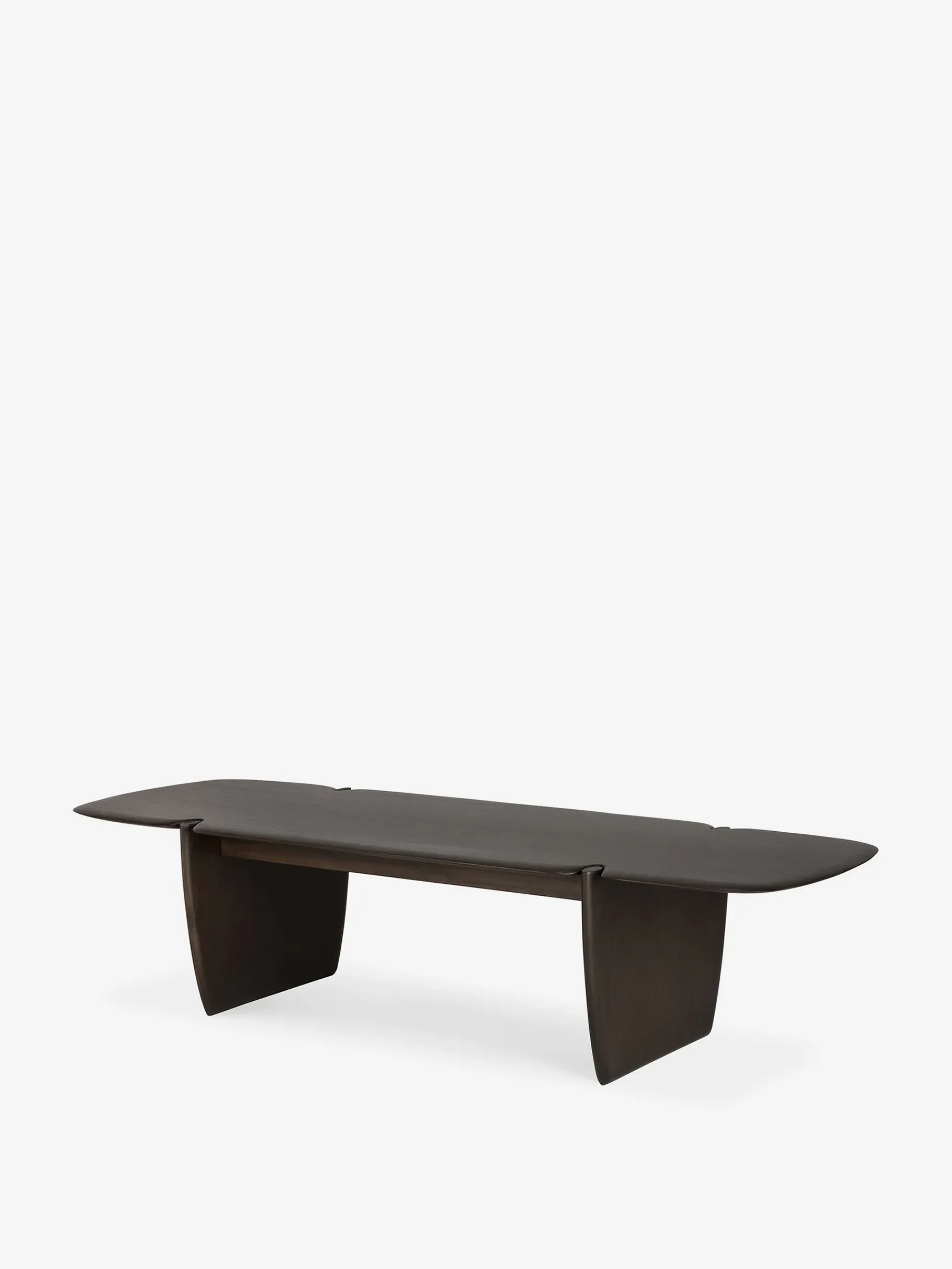 BENSIMON Tables & Consoles<Table basse pi alain van havre chene massif noir - ethnicraft #ffffff