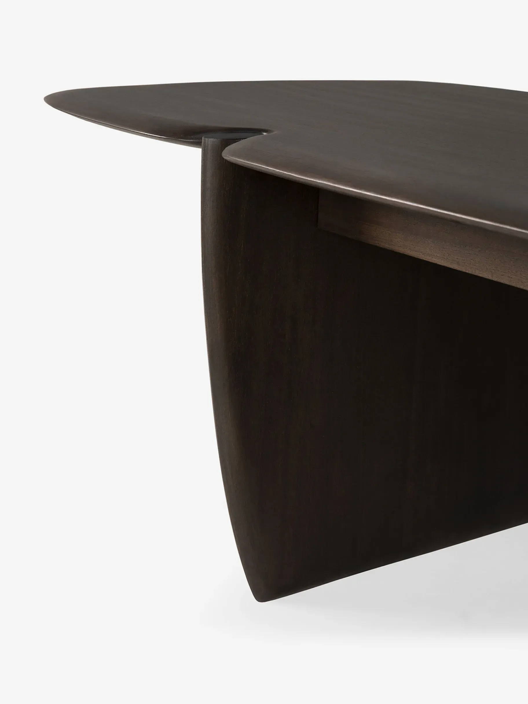 BENSIMON Tables & Consoles<Table basse pi alain van havre chene massif noir - ethnicraft #ffffff