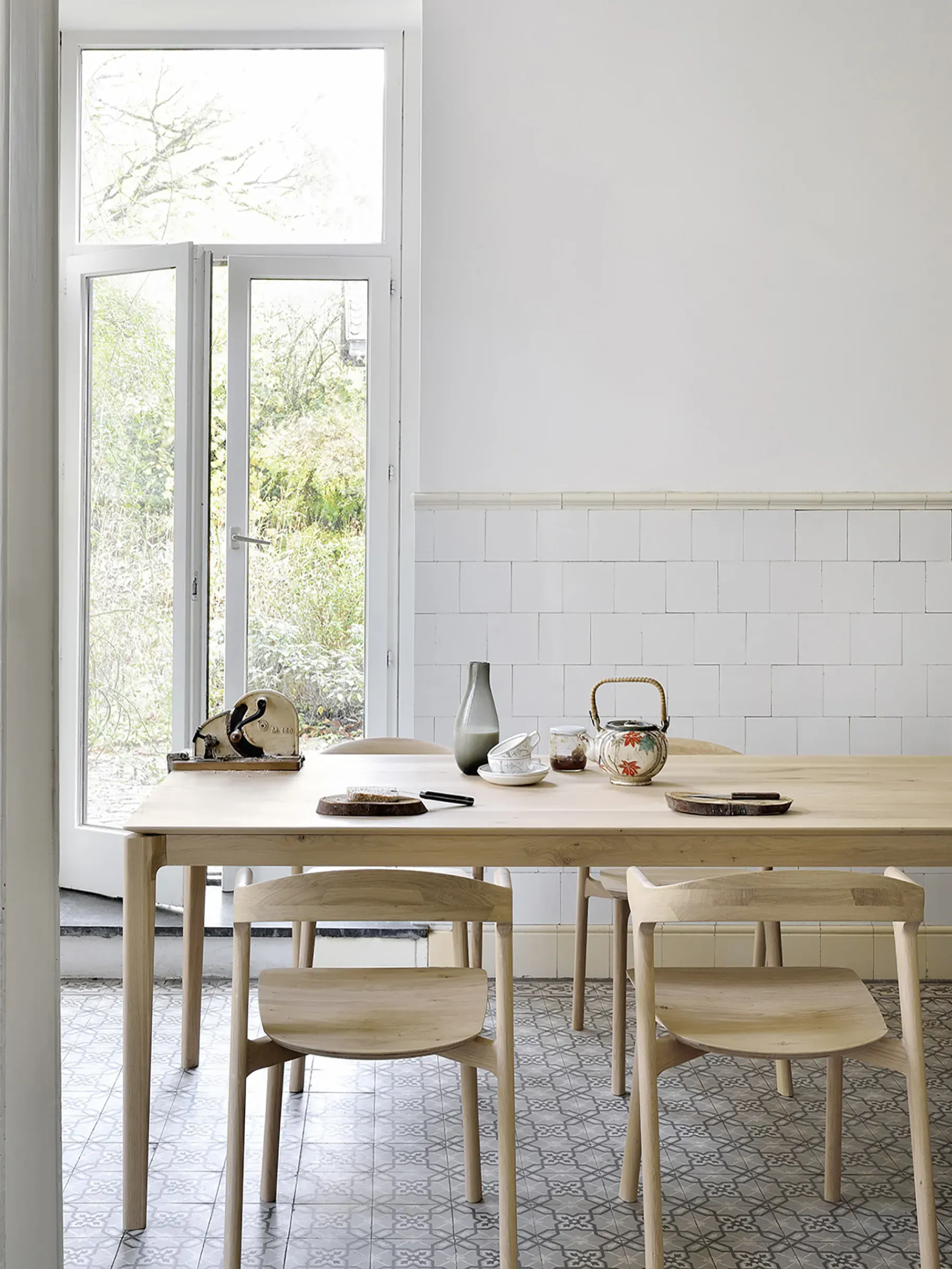 BENSIMON Tables & Consoles<Table bok chene massif 160 cm - ethnicraft CHENE CLAIR