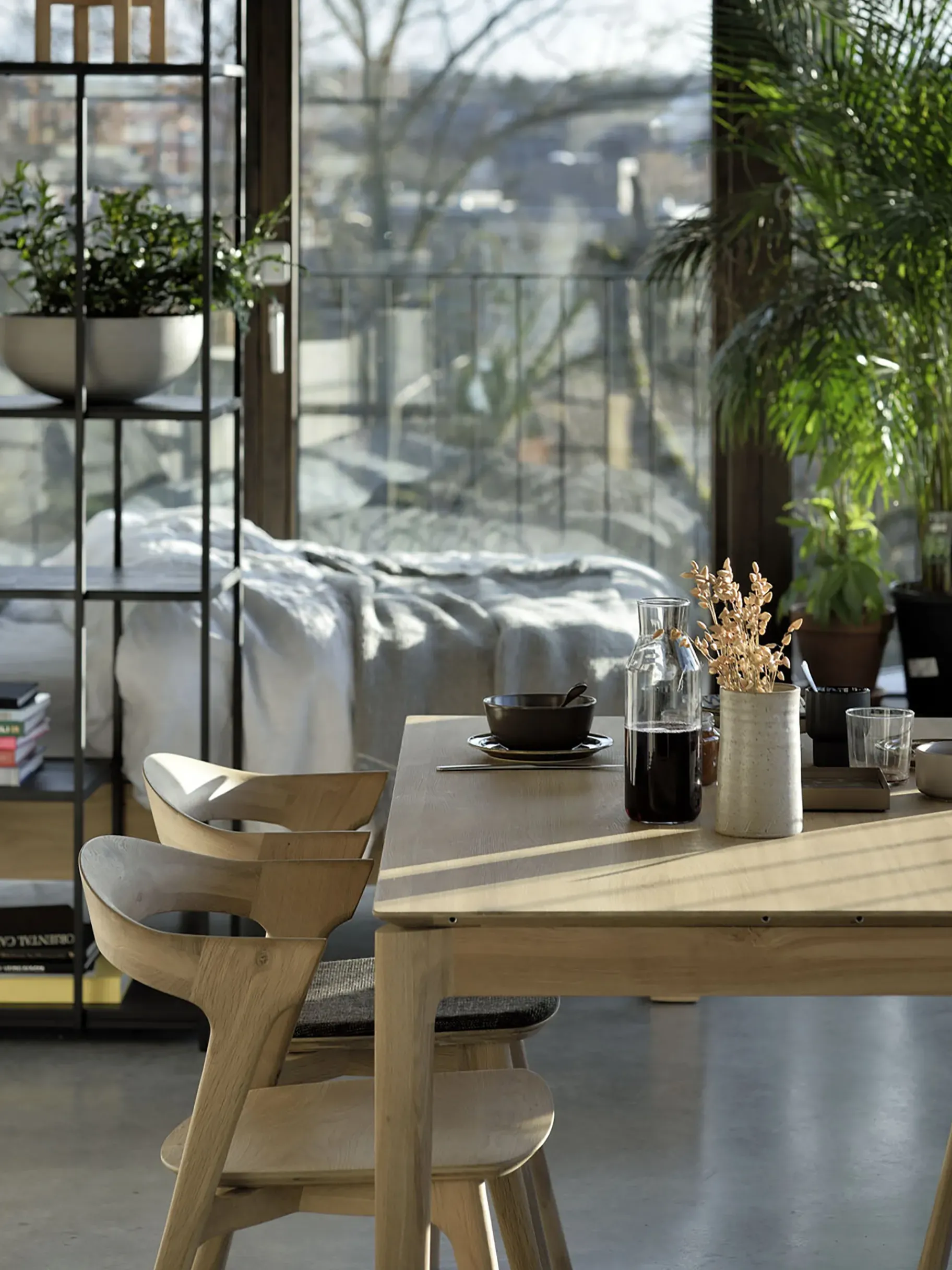 BENSIMON Tables & Consoles<Table bok chene massif 140 cm - ethnicraft #ffffff