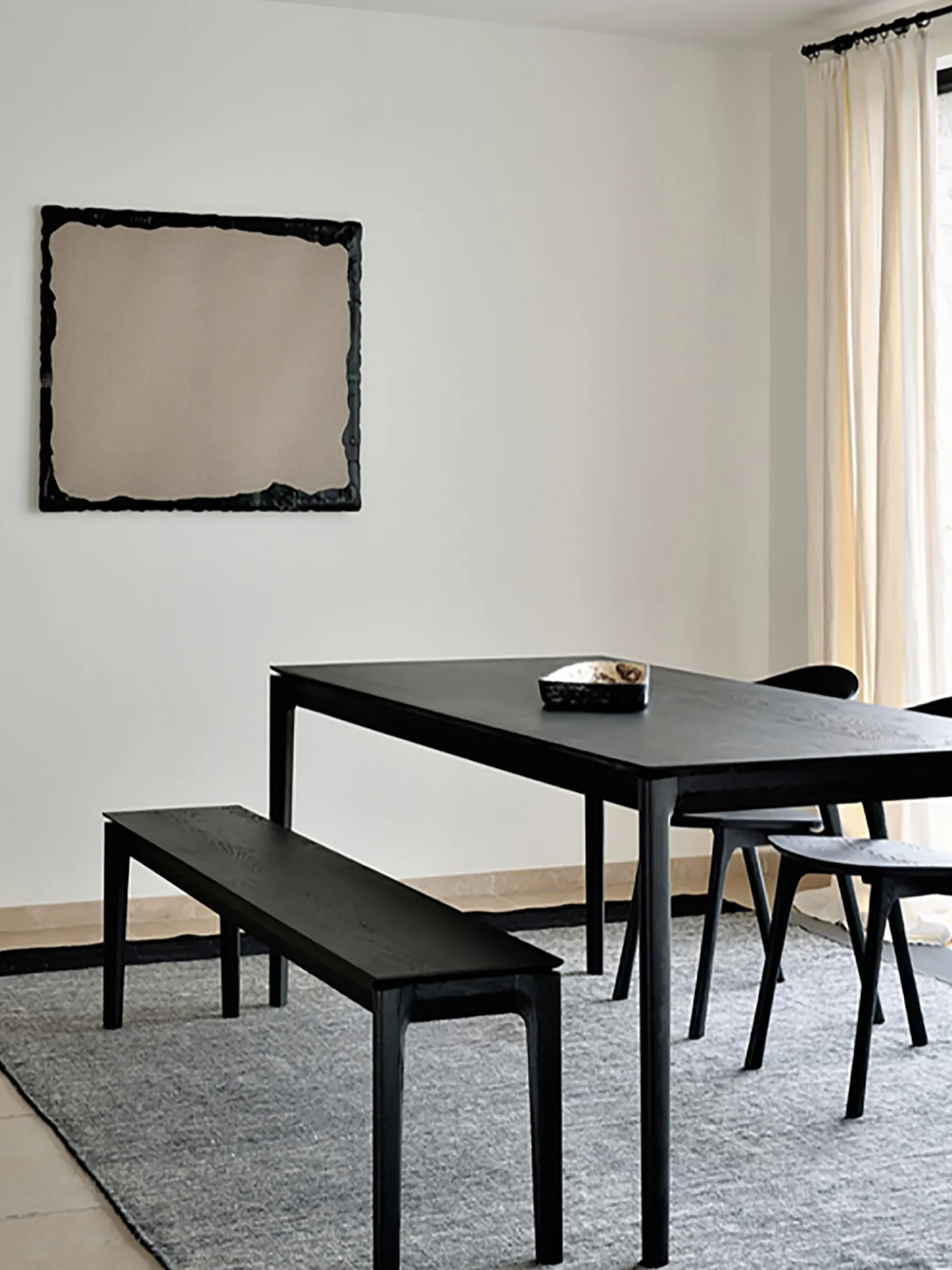BENSIMON Tables & Consoles<Table bok chene noir 240 cm - ethnicraft #ffffff