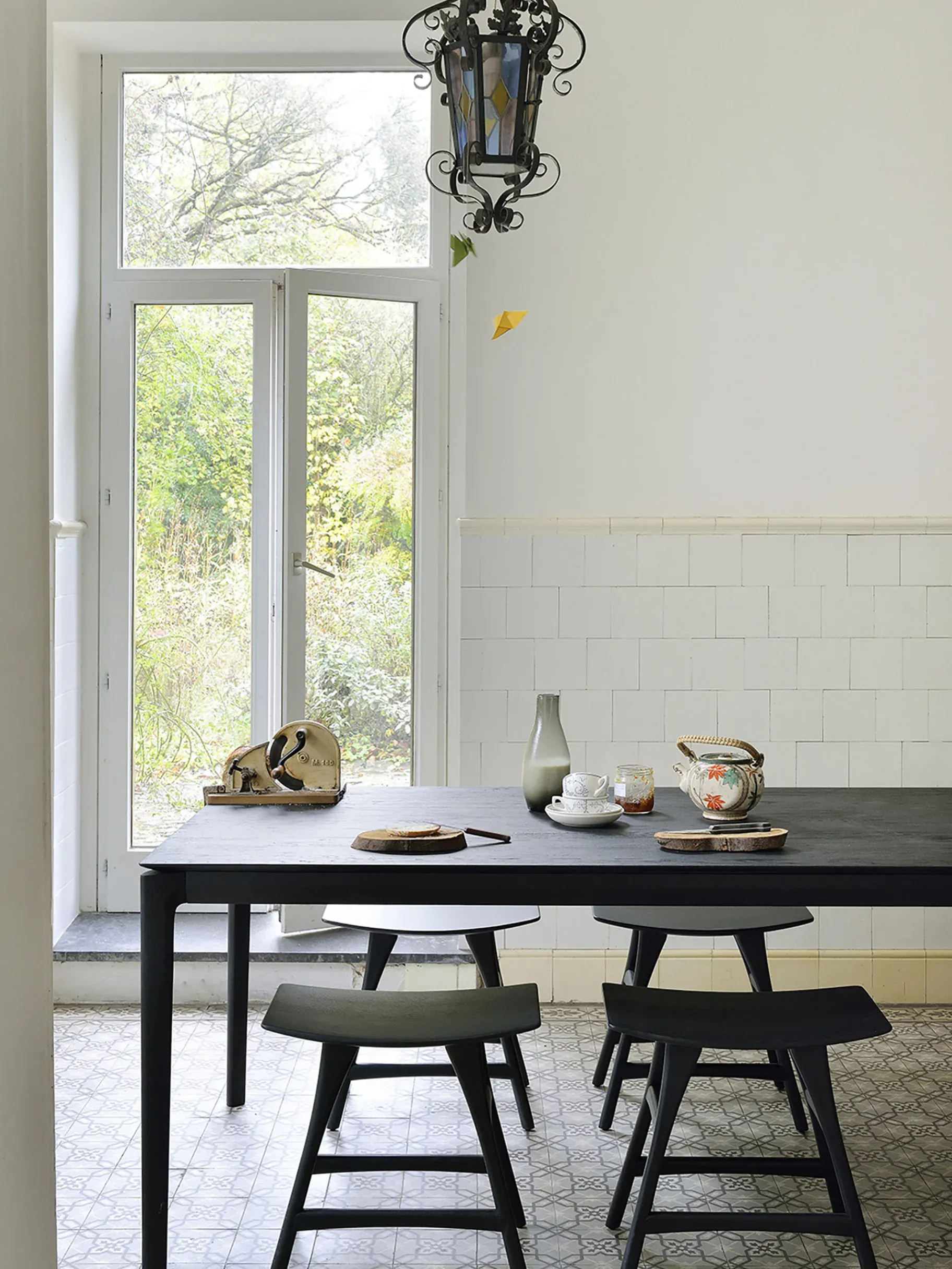 BENSIMON Tables & Consoles<Table bok chene noir 160 cm - ethnicraft #ffffff