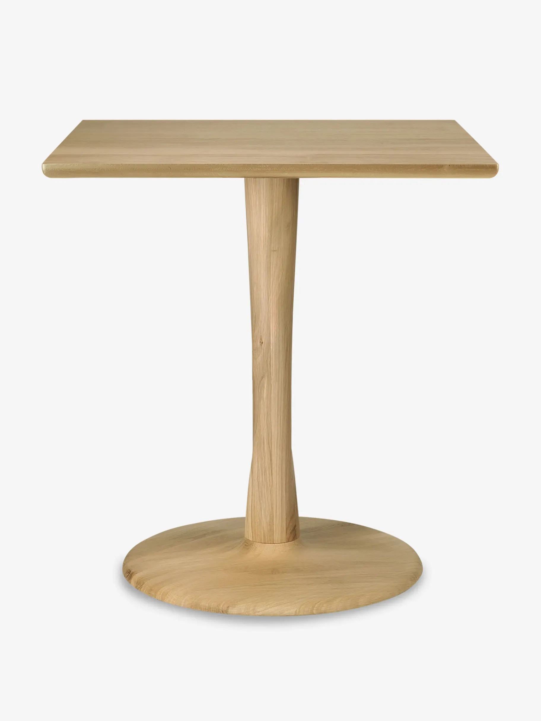 BENSIMON Tables & Consoles<Table carre torsion chene massif 70 cm - ethnicraft #ffffff