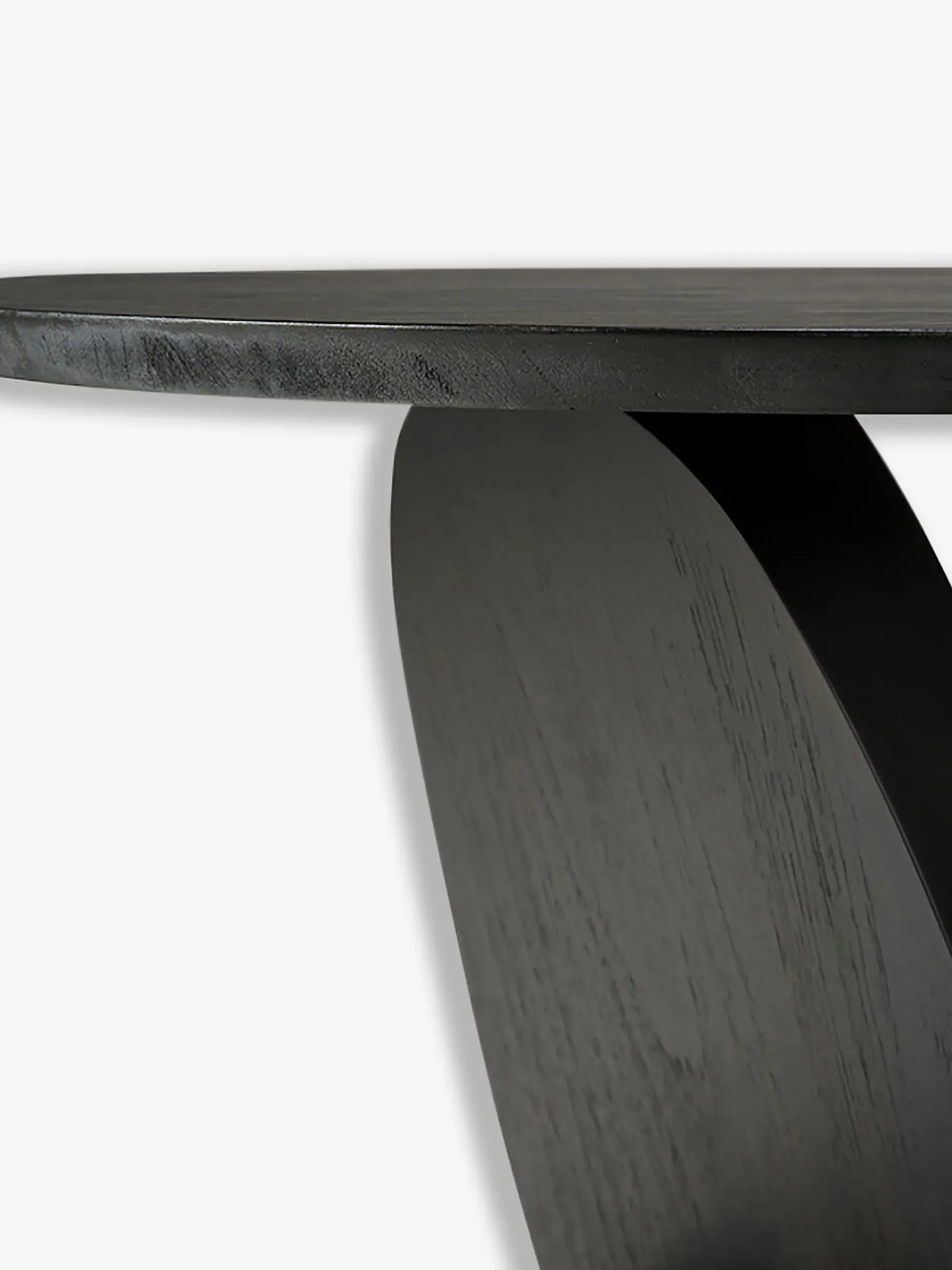 BENSIMON Tables & Consoles<Table d'appoint oblic teck noir - ethnicraft #ffffff