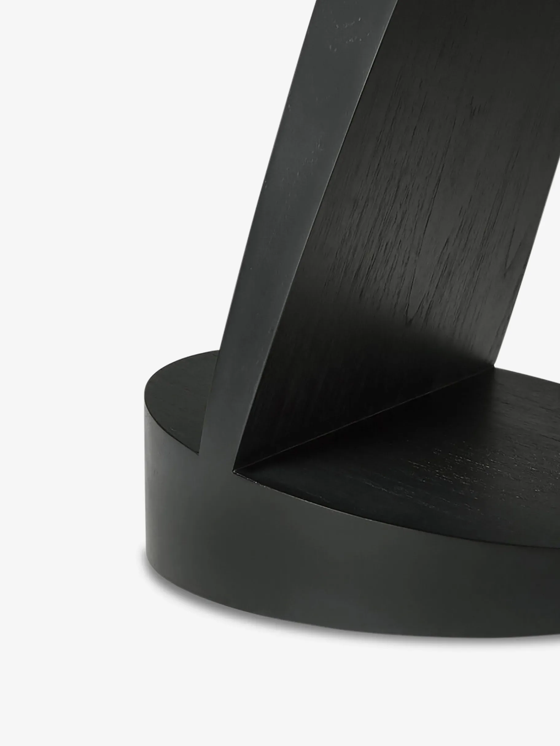BENSIMON Tables & Consoles<Table d'appoint oblic teck noir - ethnicraft #ffffff