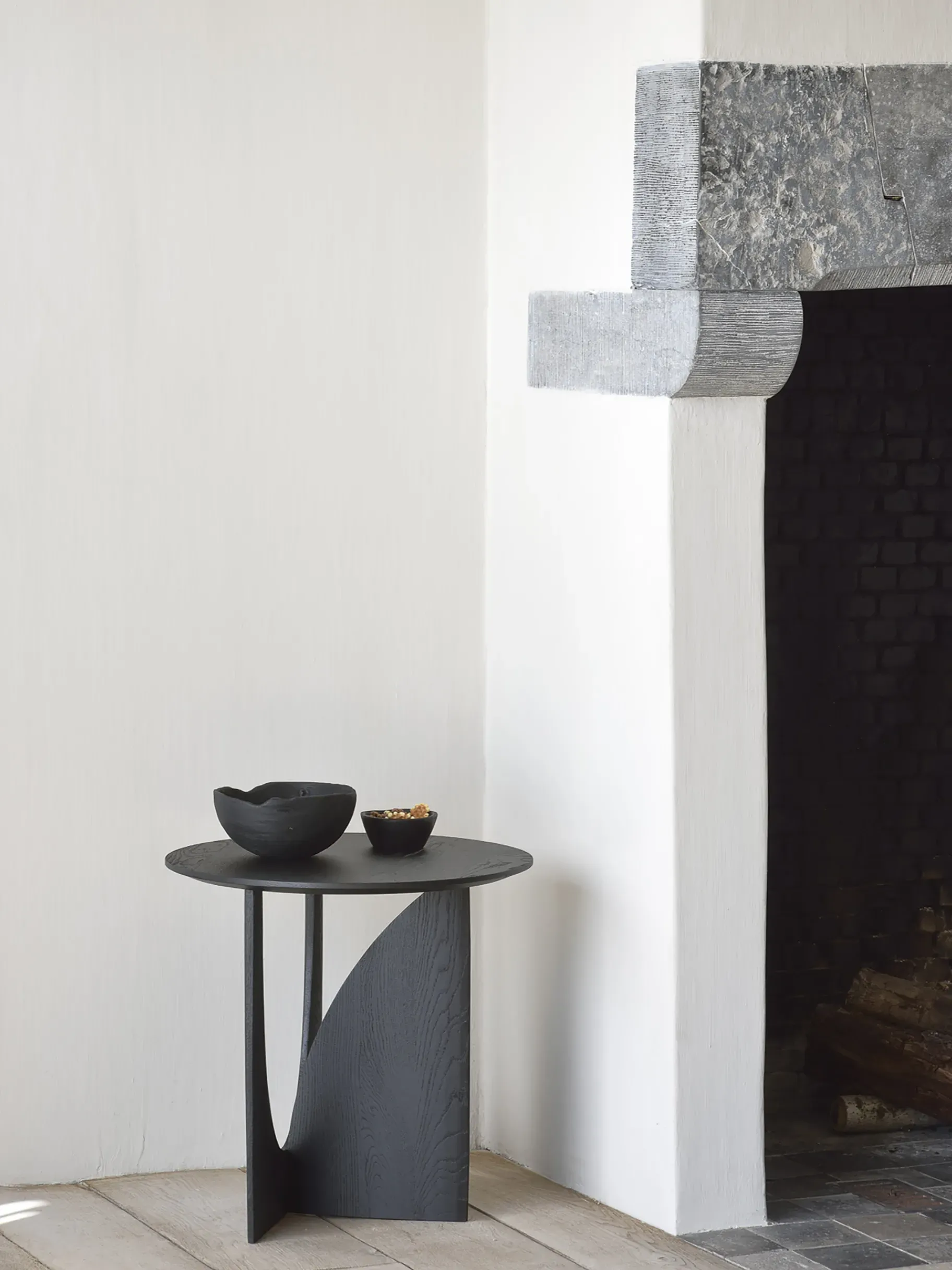 BENSIMON Tables & Consoles<Table geometric chene noir 51x51x50 - ethnicraft #ffffff
