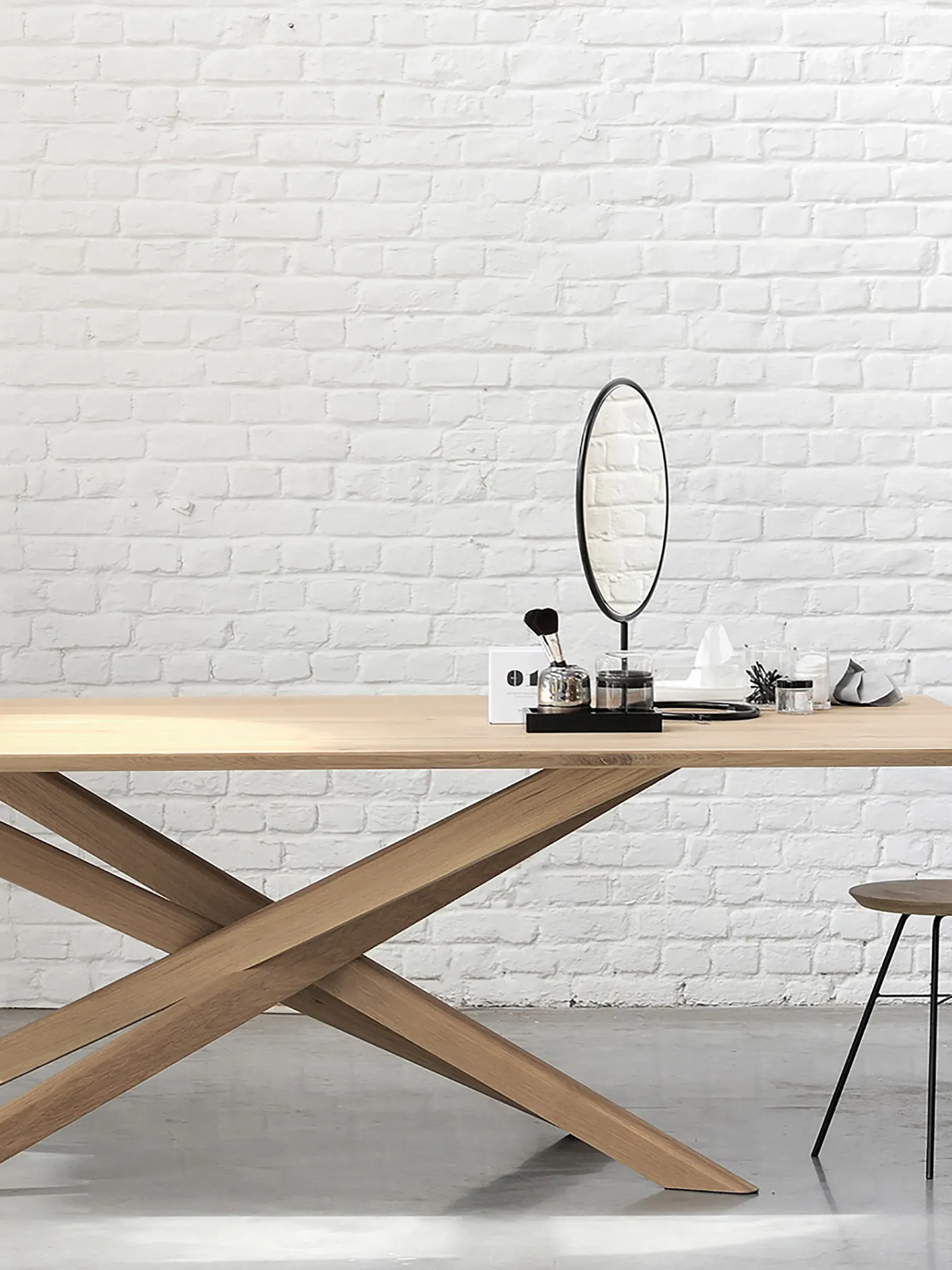 BENSIMON Tables & Consoles<Table mikado chene massif 240 cm - ethnicraft #ffffff