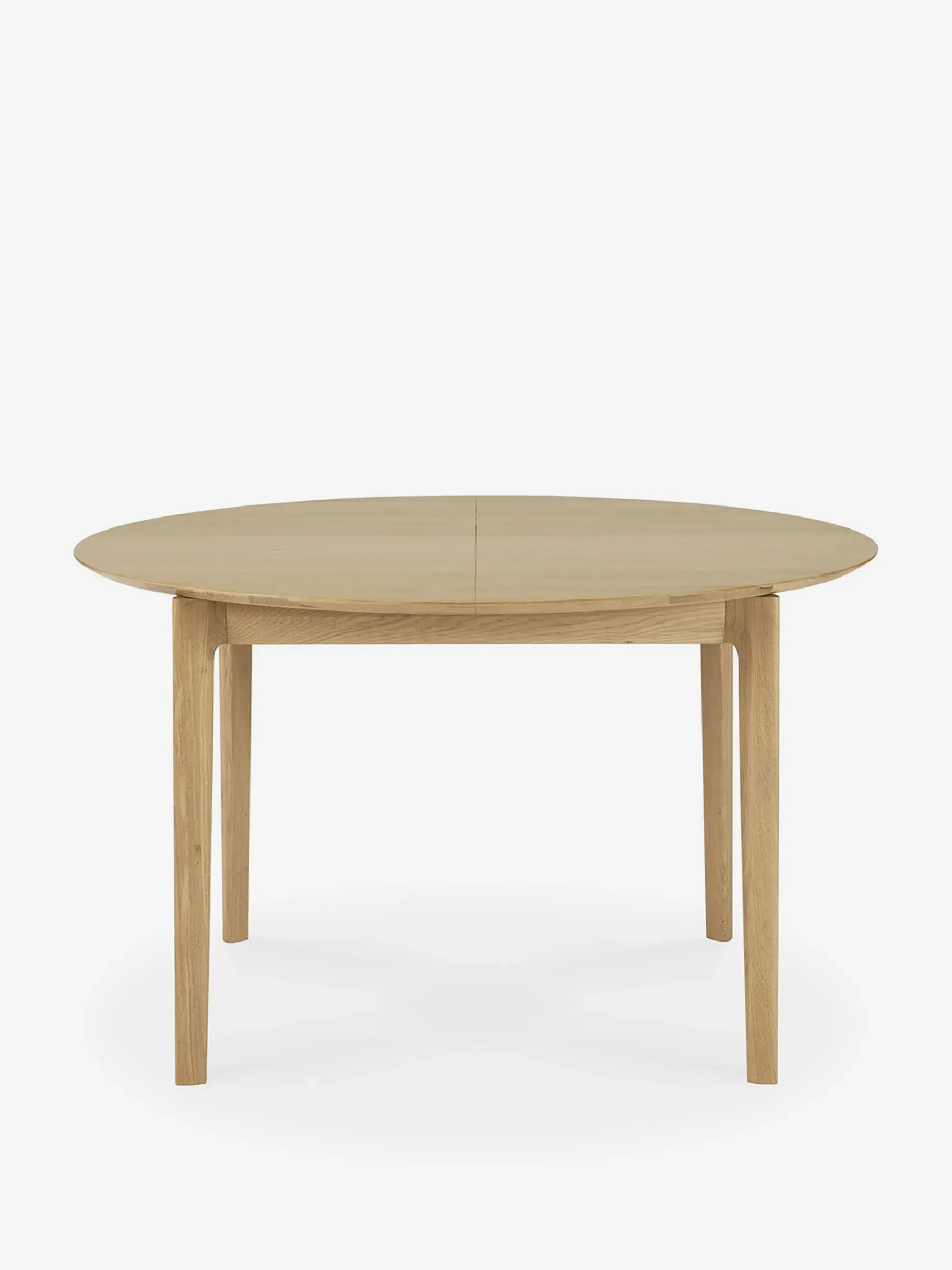 BENSIMON Tables & Consoles<Table ronde a rallonge bok chene massif d129/179 - ethnicraft CHENE CLAIR
