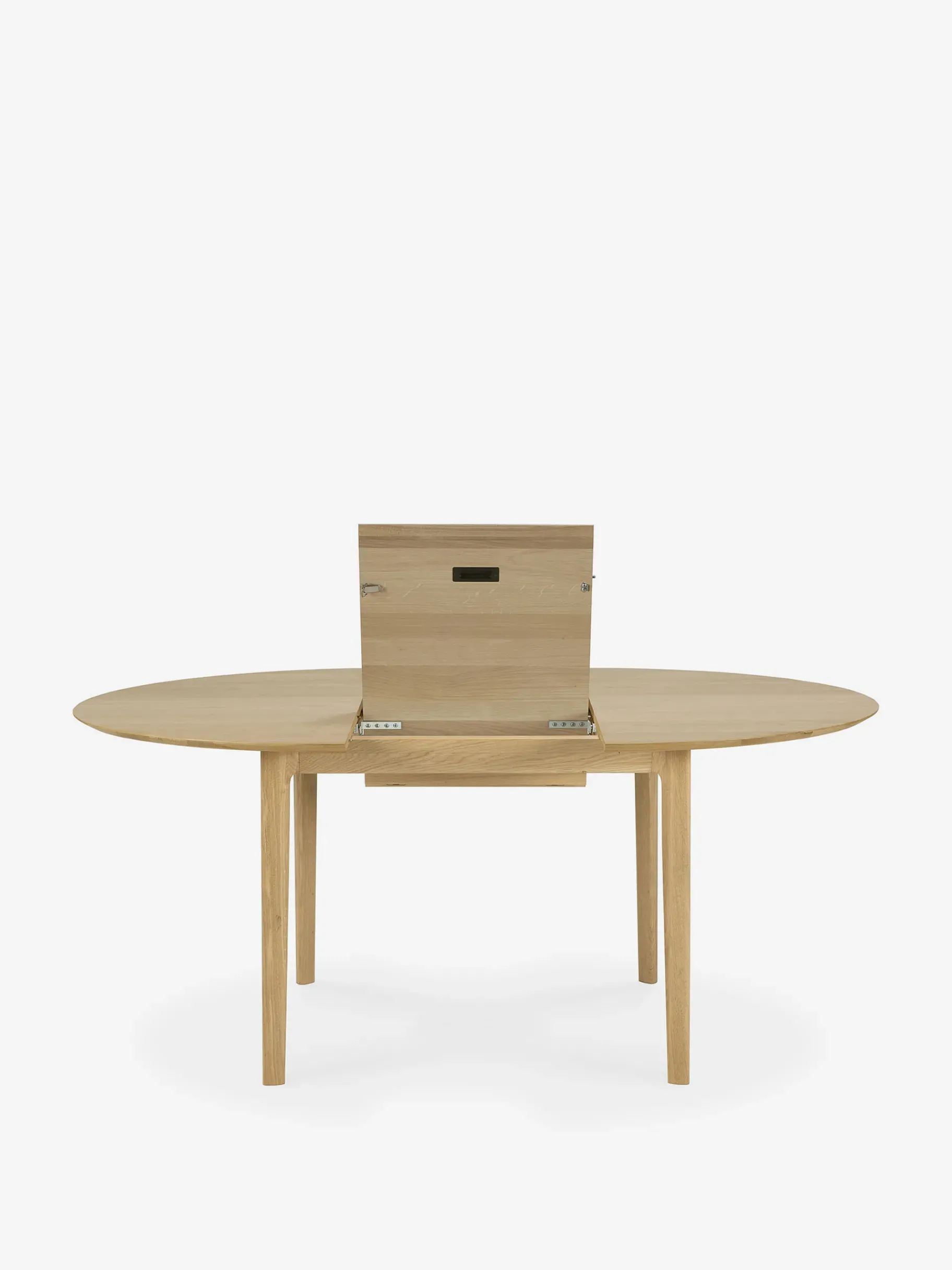 BENSIMON Tables & Consoles<Table ronde a rallonge bok chene massif d129/179 - ethnicraft CHENE CLAIR