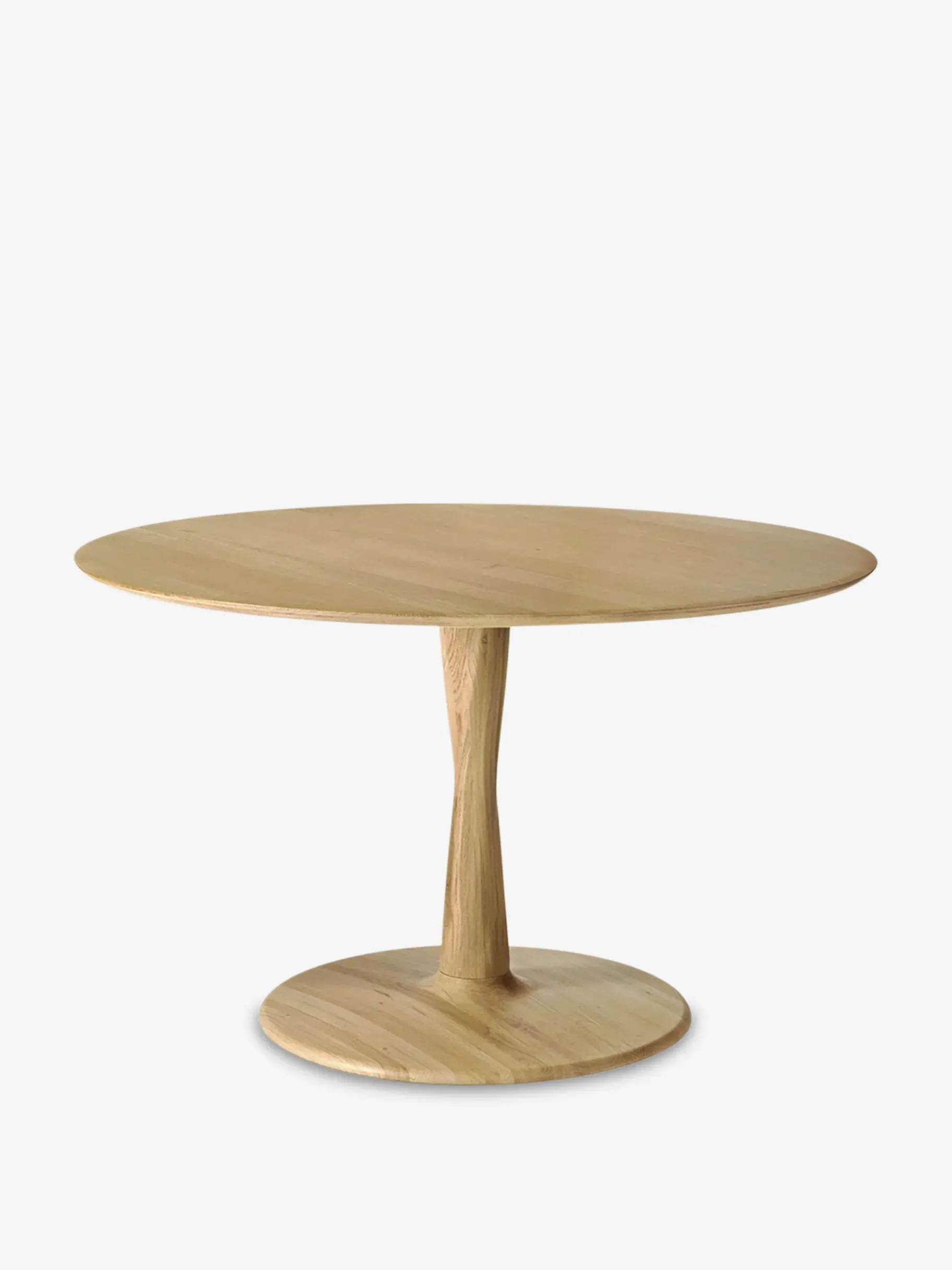 BENSIMON Tables & Consoles<Table ronde torsion chene massif d127 cm - ethnicraft #ffffff