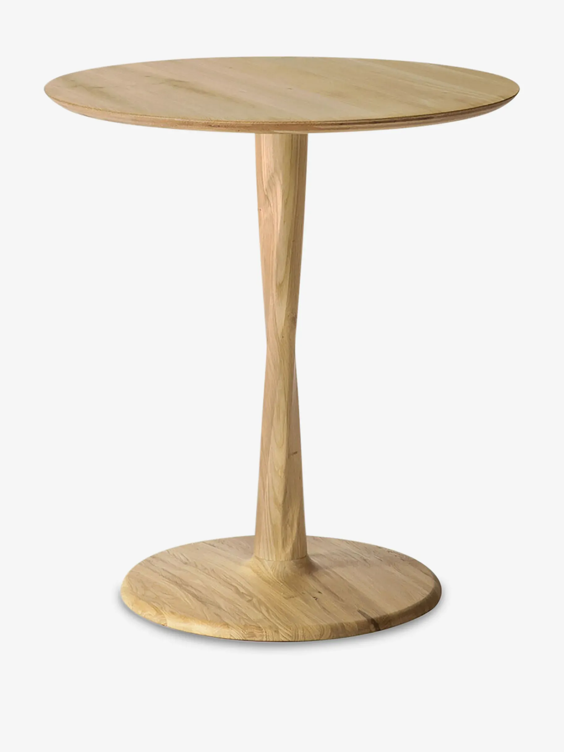 BENSIMON Tables & Consoles<Table ronde torsion chene massif d70 cm - ethnicraft CHENE CLAIR