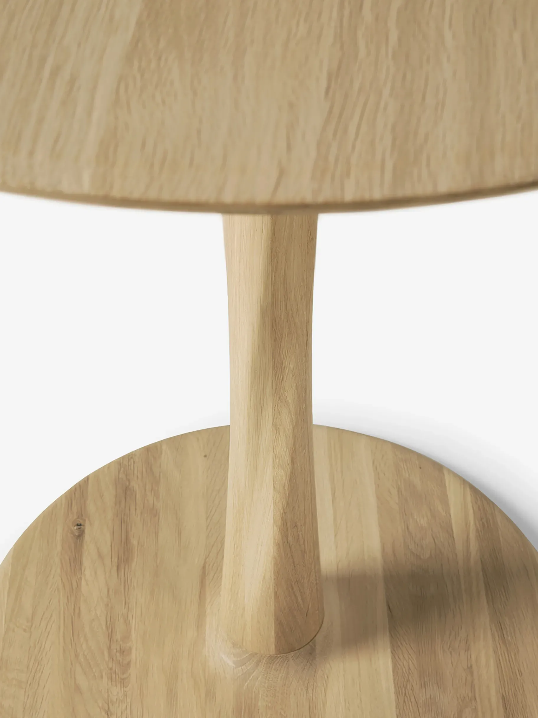 BENSIMON Tables & Consoles<Table ronde torsion chene massif d90 - ethnicraft CHENE CLAIR