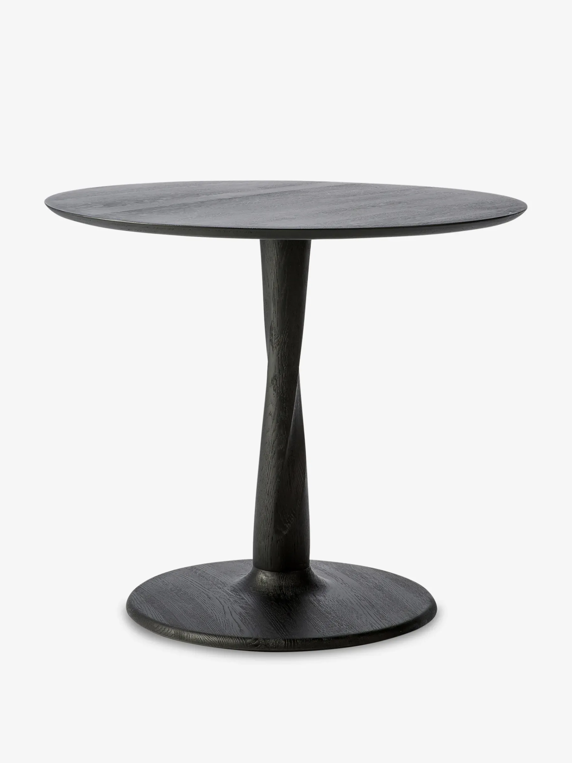 BENSIMON Tables & Consoles<Table ronde torsion chene noir d90 cm - ethnicraft #ffffff