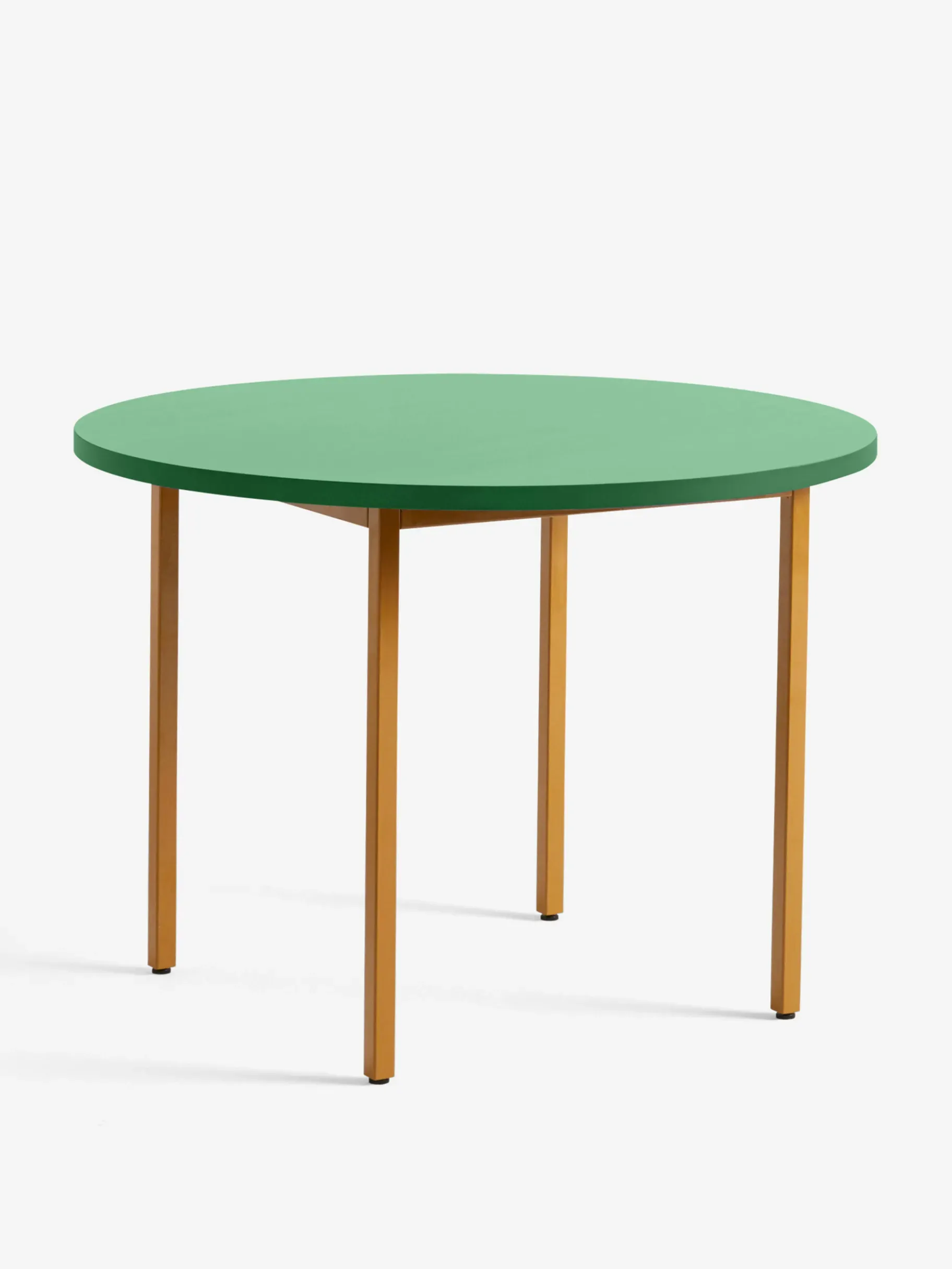BENSIMON Tables & Consoles<Table ronde two-colour muller van severen pied ocre d105cm - hay VERT