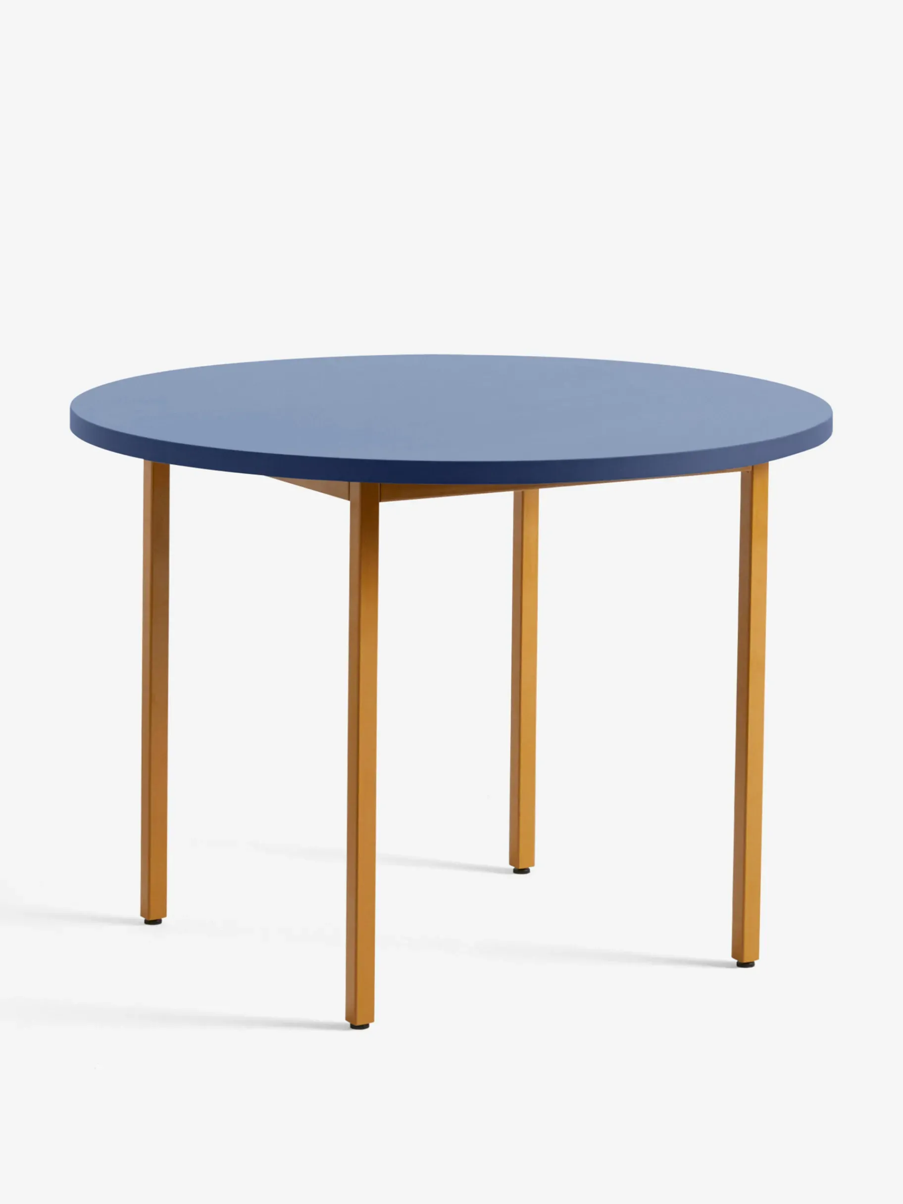 BENSIMON Tables & Consoles<Table ronde two-colour muller van severen pied ocre d105cm - hay BLEU