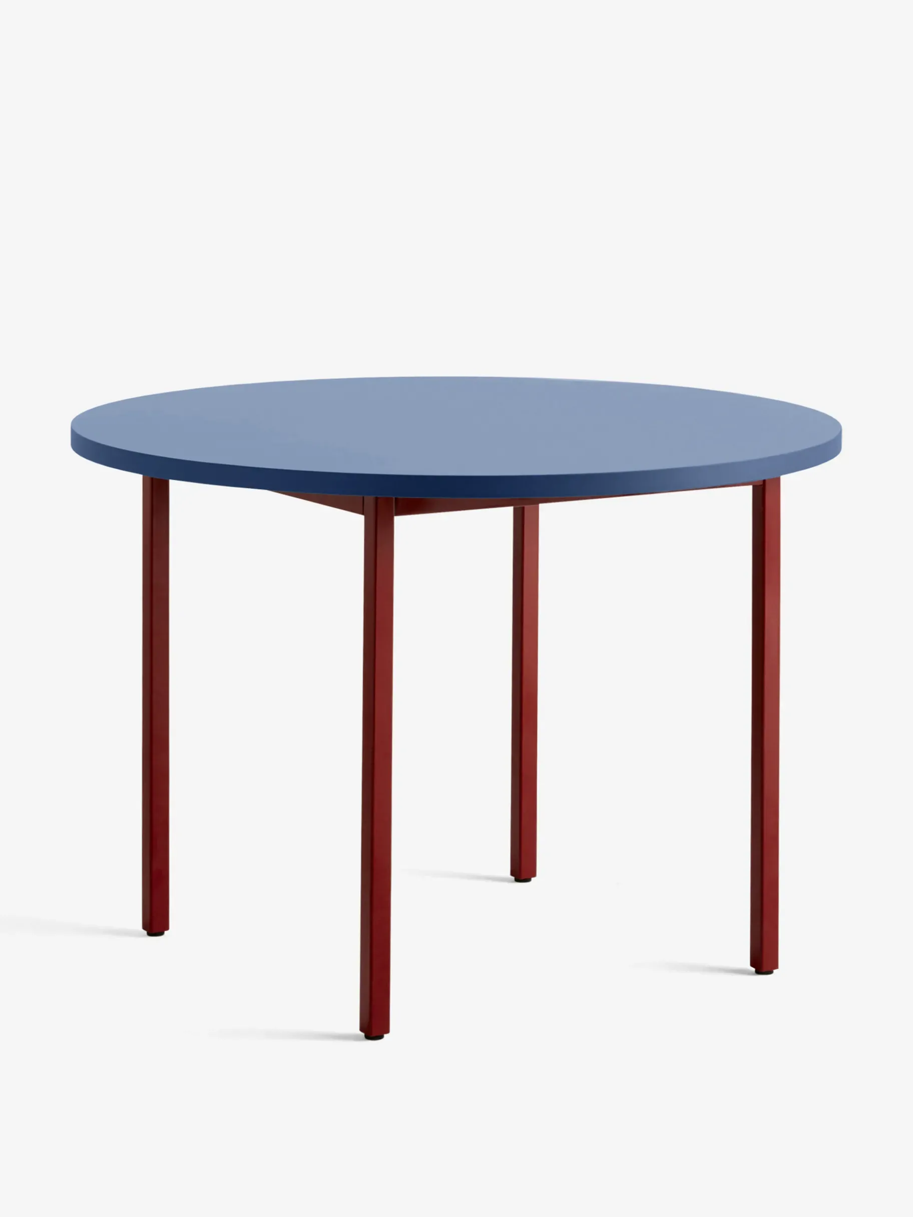 BENSIMON Tables & Consoles<Table ronde two-colour muller van severen bleu pied bordeaux d105cm - hay #ffffff