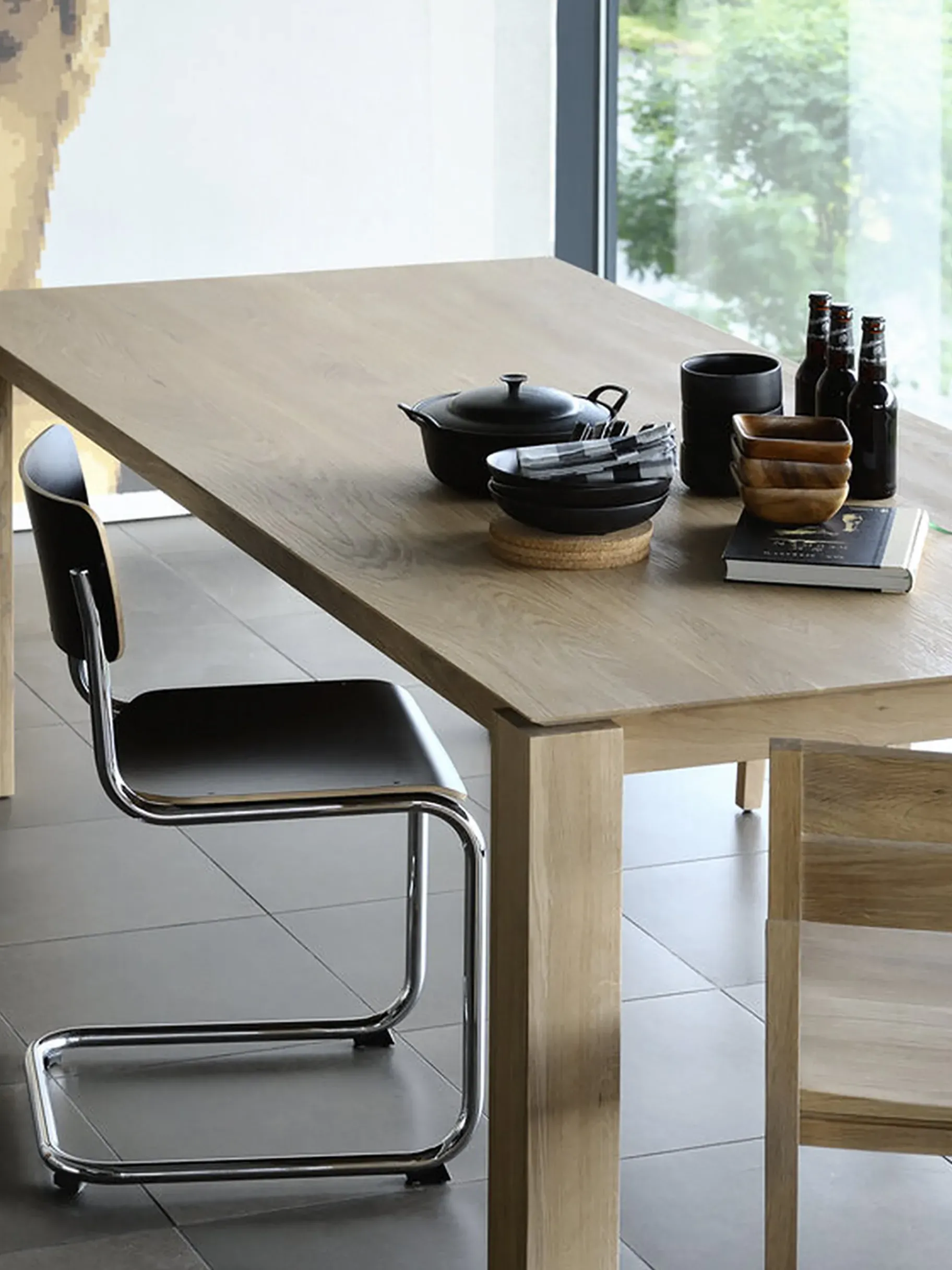 BENSIMON Tables & Consoles<Table slice chene massif 180 cm - ethnicraft #ffffff