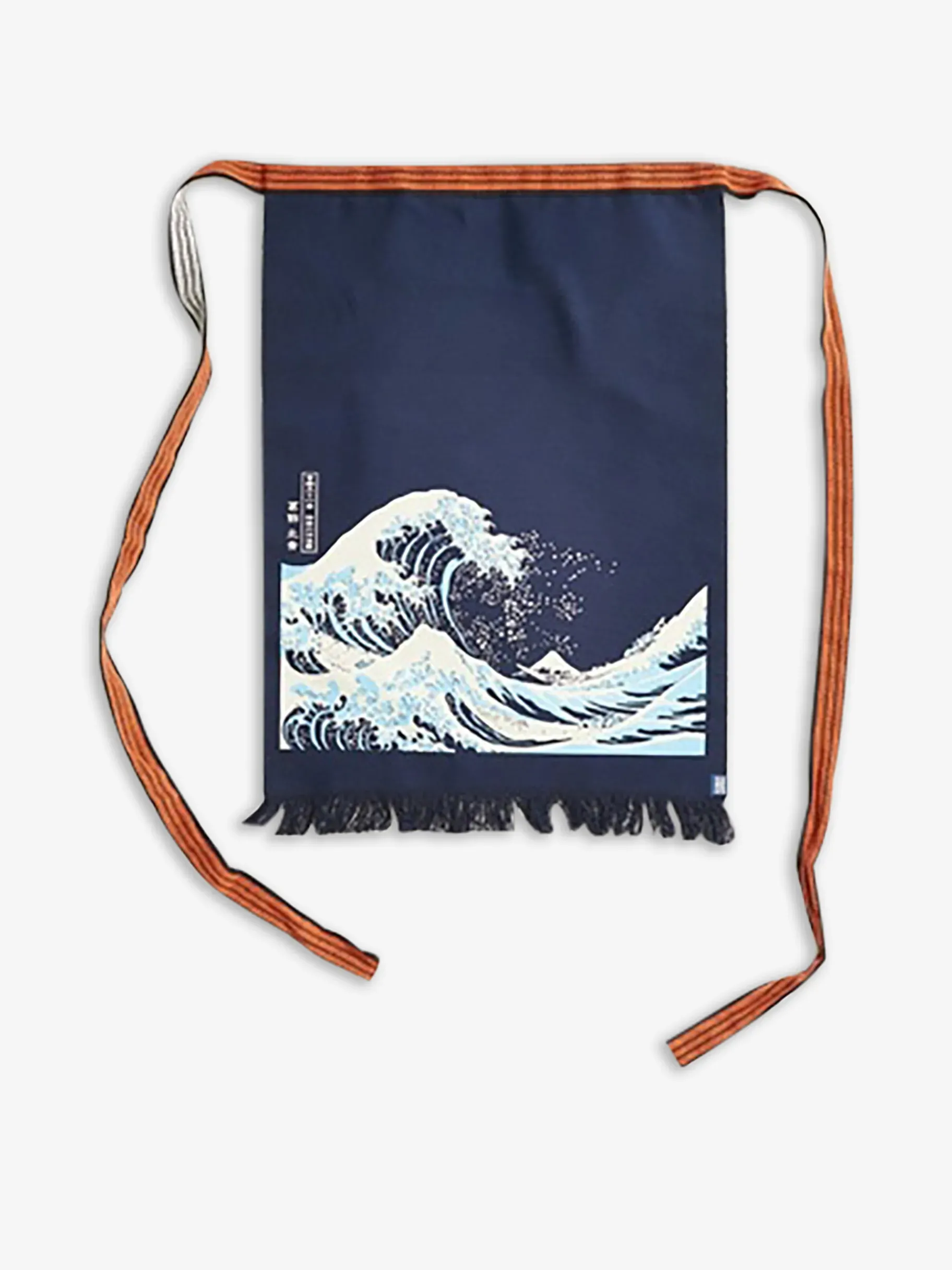 BENSIMON Linge De Maison<Tablier de cuisine japonais maekake great wave - anything MARINE
