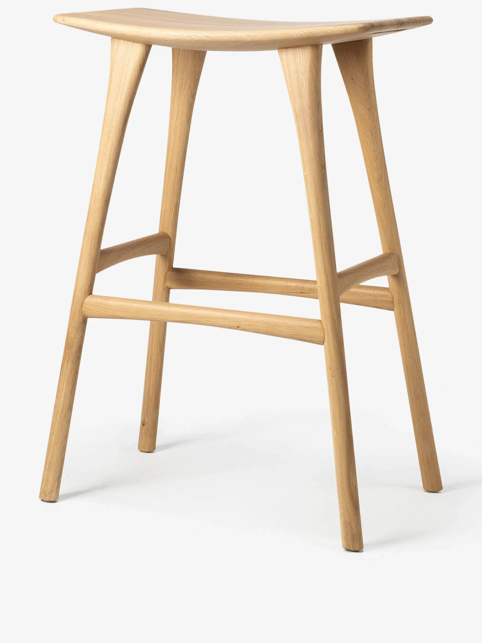 BENSIMON Chaises, Bancs & Tabourets<Tabouret haut osso grain and green chene massif - ethnicraft #ffffff