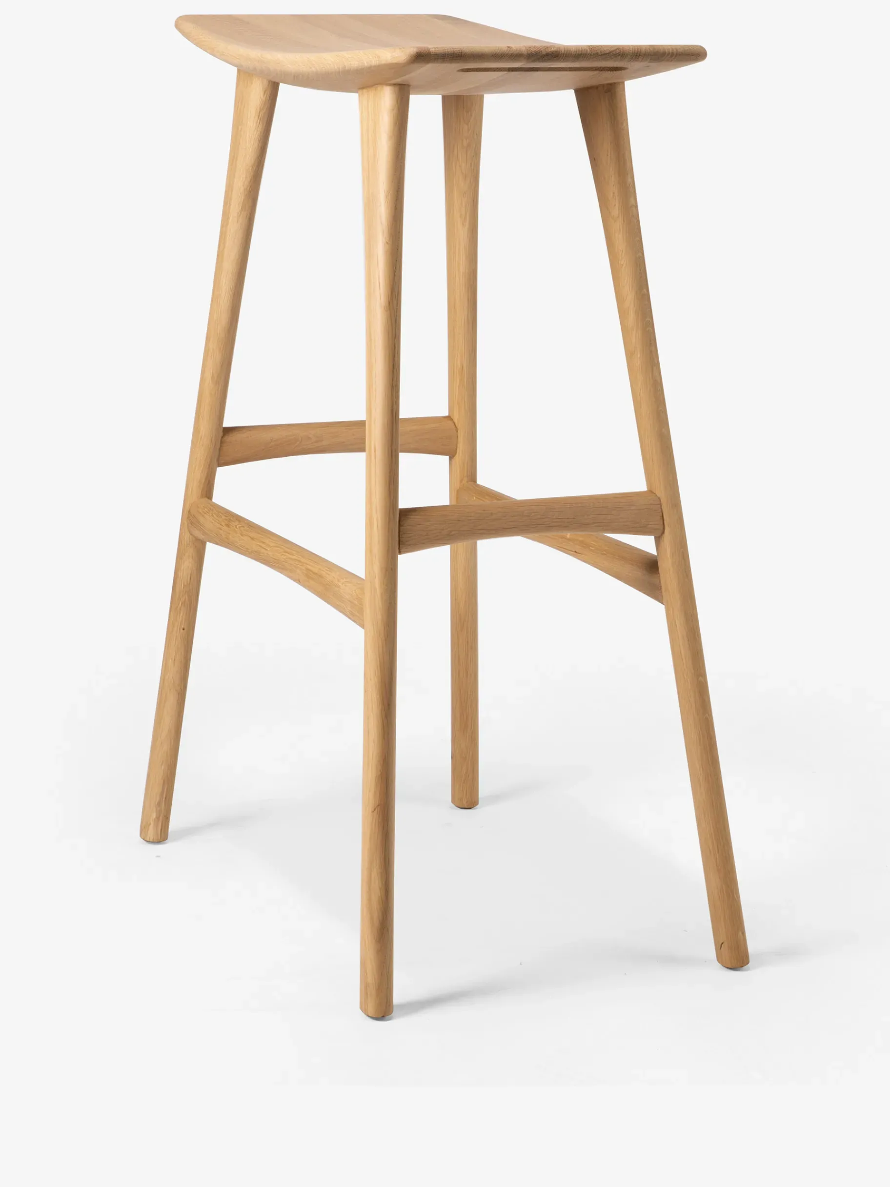 BENSIMON Chaises, Bancs & Tabourets<Tabouret haut osso grain and green chene massif - ethnicraft #ffffff