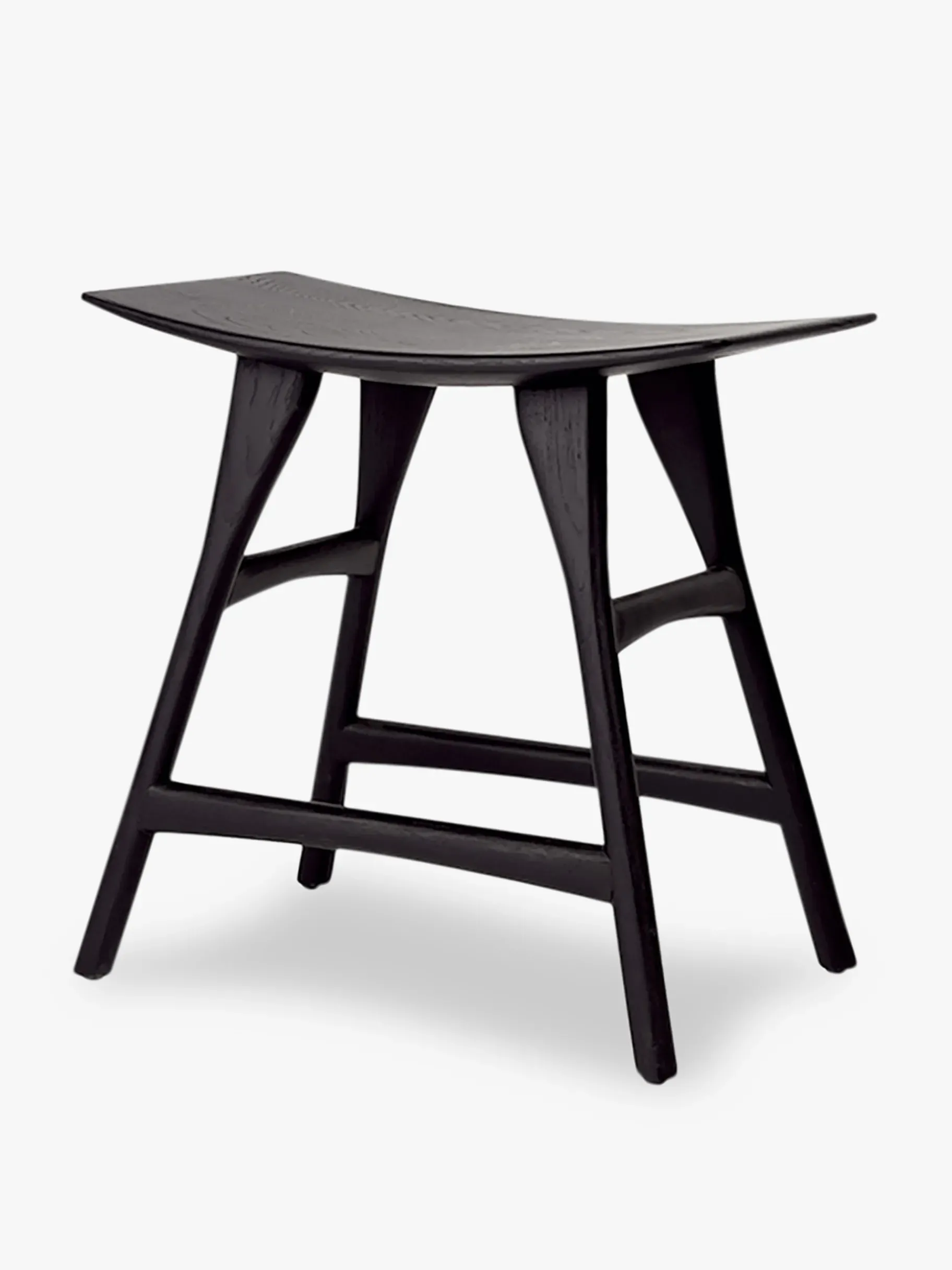 BENSIMON Chaises, Bancs & Tabourets<Tabouret osso grain and green chene massif noir - ethnicraft #ffffff