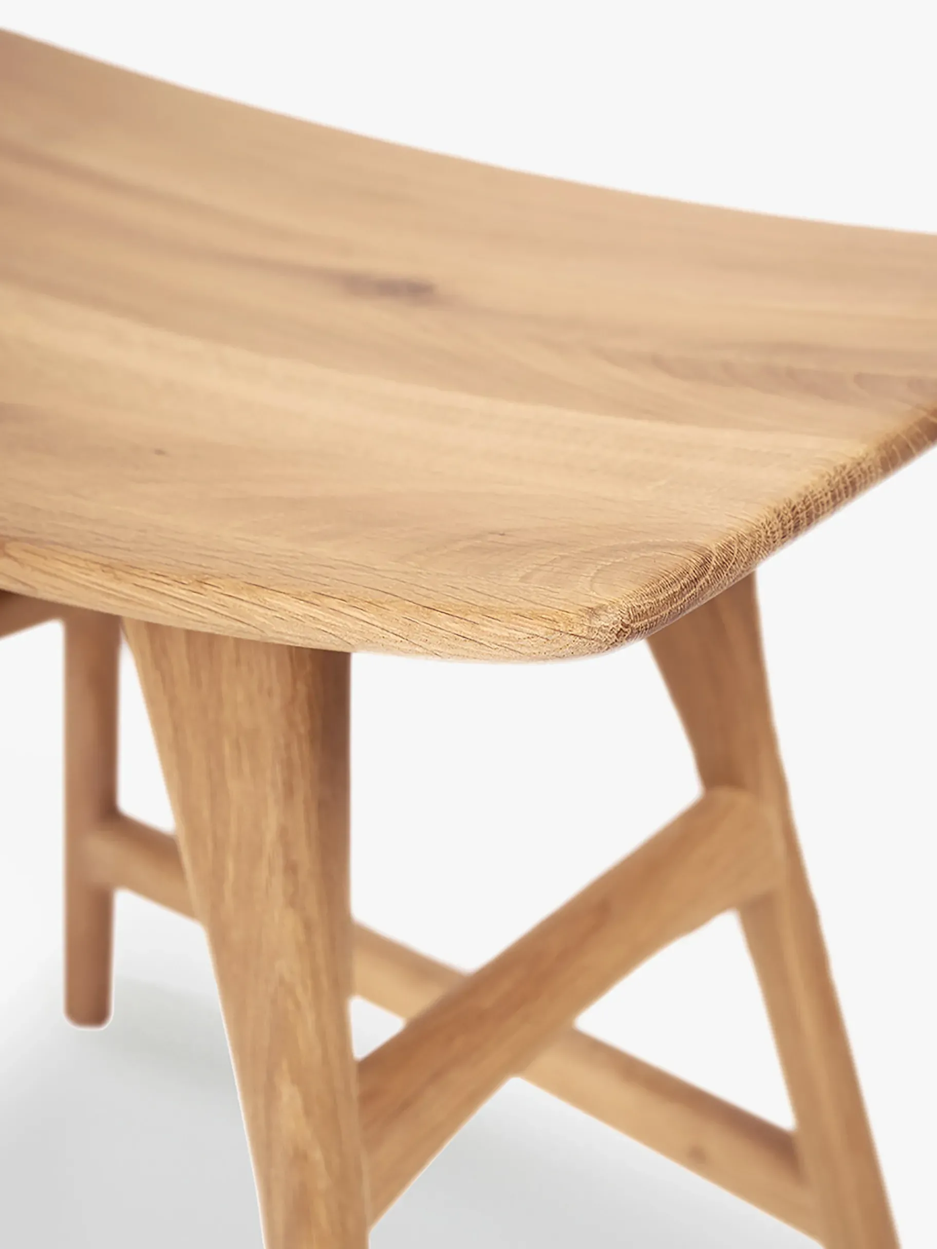 BENSIMON Chaises, Bancs & Tabourets<Tabouret osso grain and green chene massif - ethnicraft #ffffff