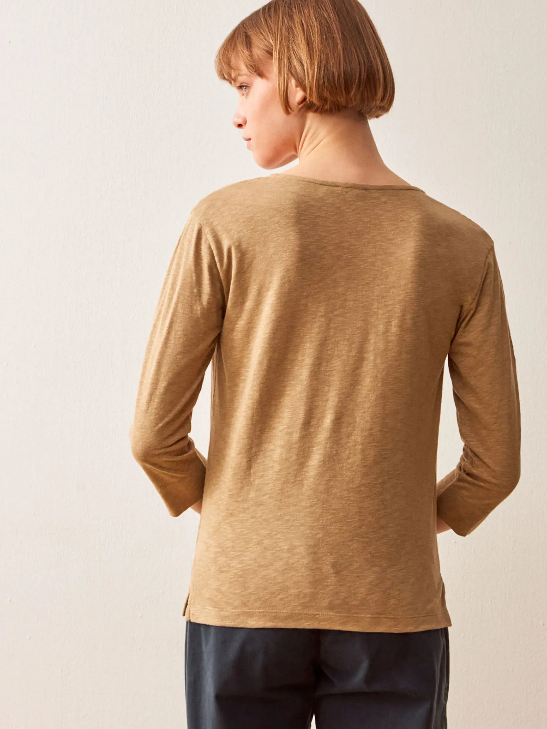 BENSIMON Tops & Chemises<Tee shirt boris SEPIA