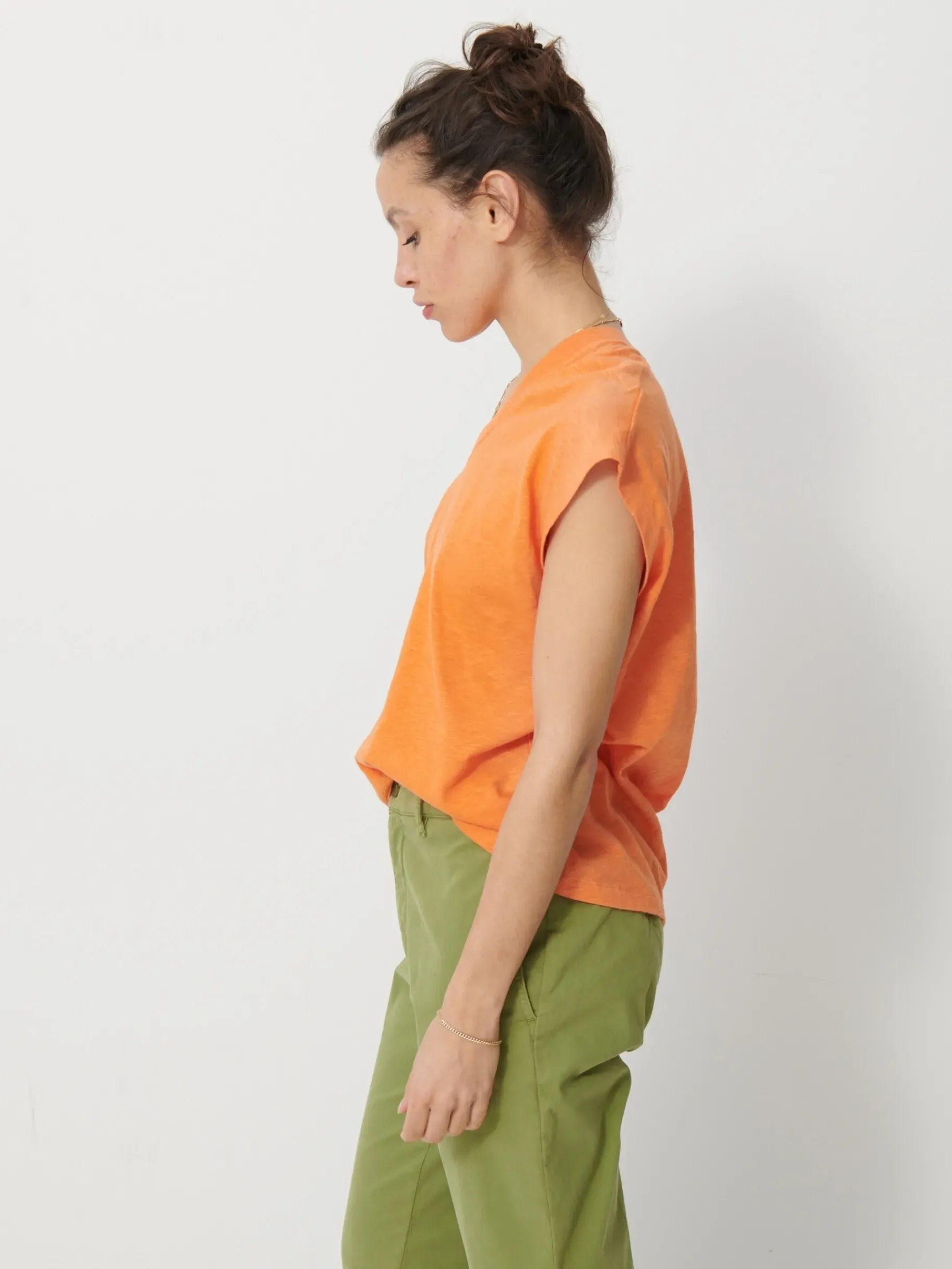 BENSIMON Tops & Chemises<Tee shirt luciana ORANGE