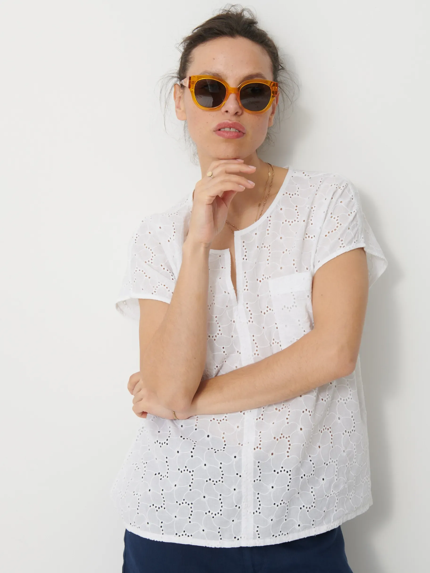 BENSIMON Tops & Chemises<Top jillian BLANC