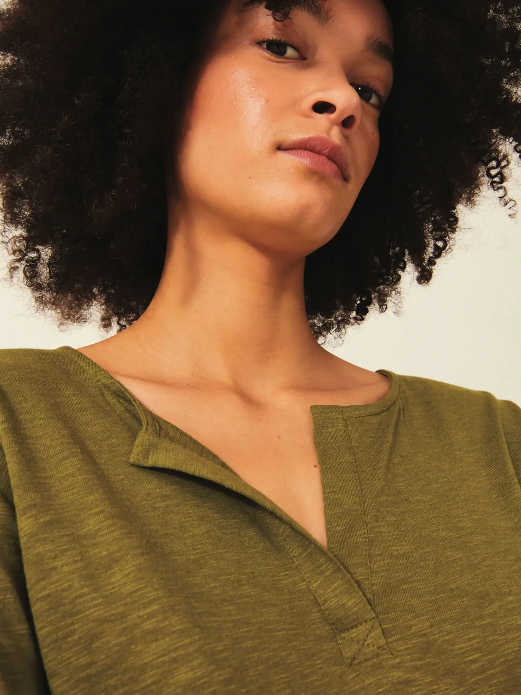 BENSIMON Tops & Chemises<T-shirt boris OLIVE