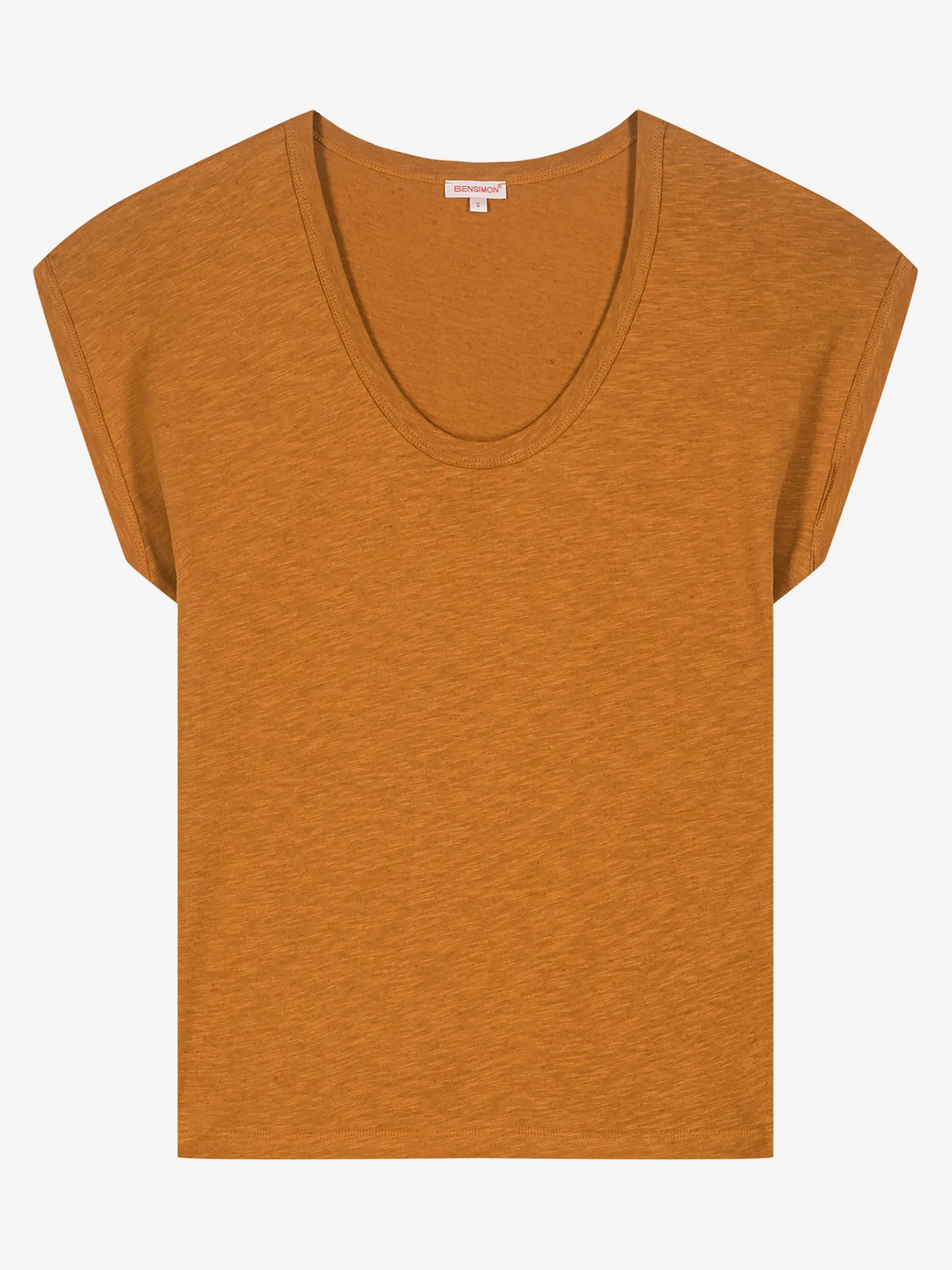 BENSIMON Tops & Chemises<T-shirt bosco FAUVE