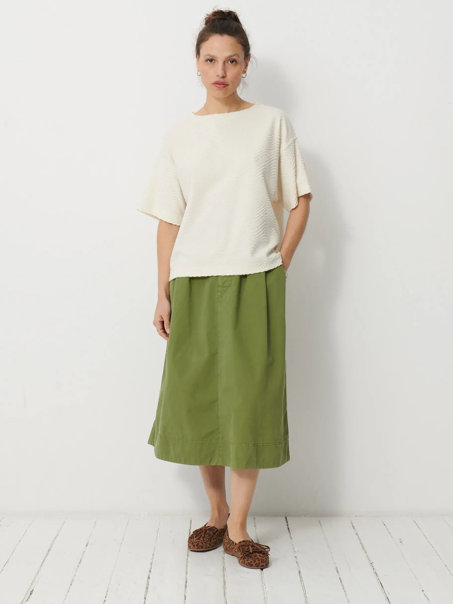 BENSIMON Pulls, Sweats & Gilets<T-shirt martin IVOIRE
