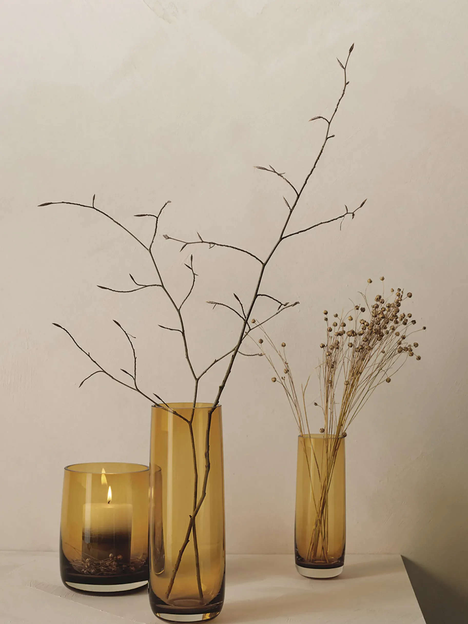 BENSIMON Vases<Vase ajana verre - asa selection AMBRE