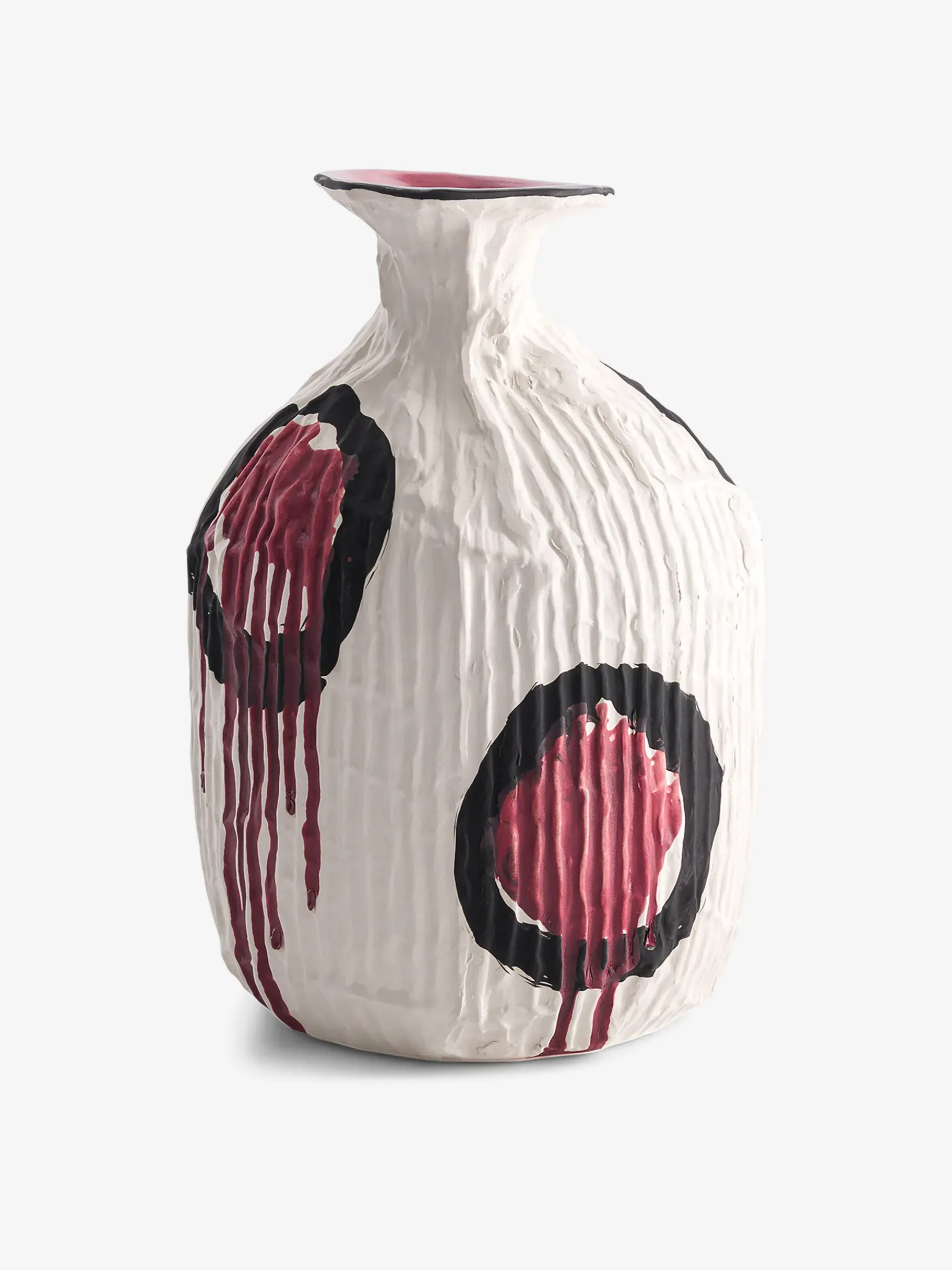 BENSIMON Vases<Vase effet papier mache dessin - ma... ROSE