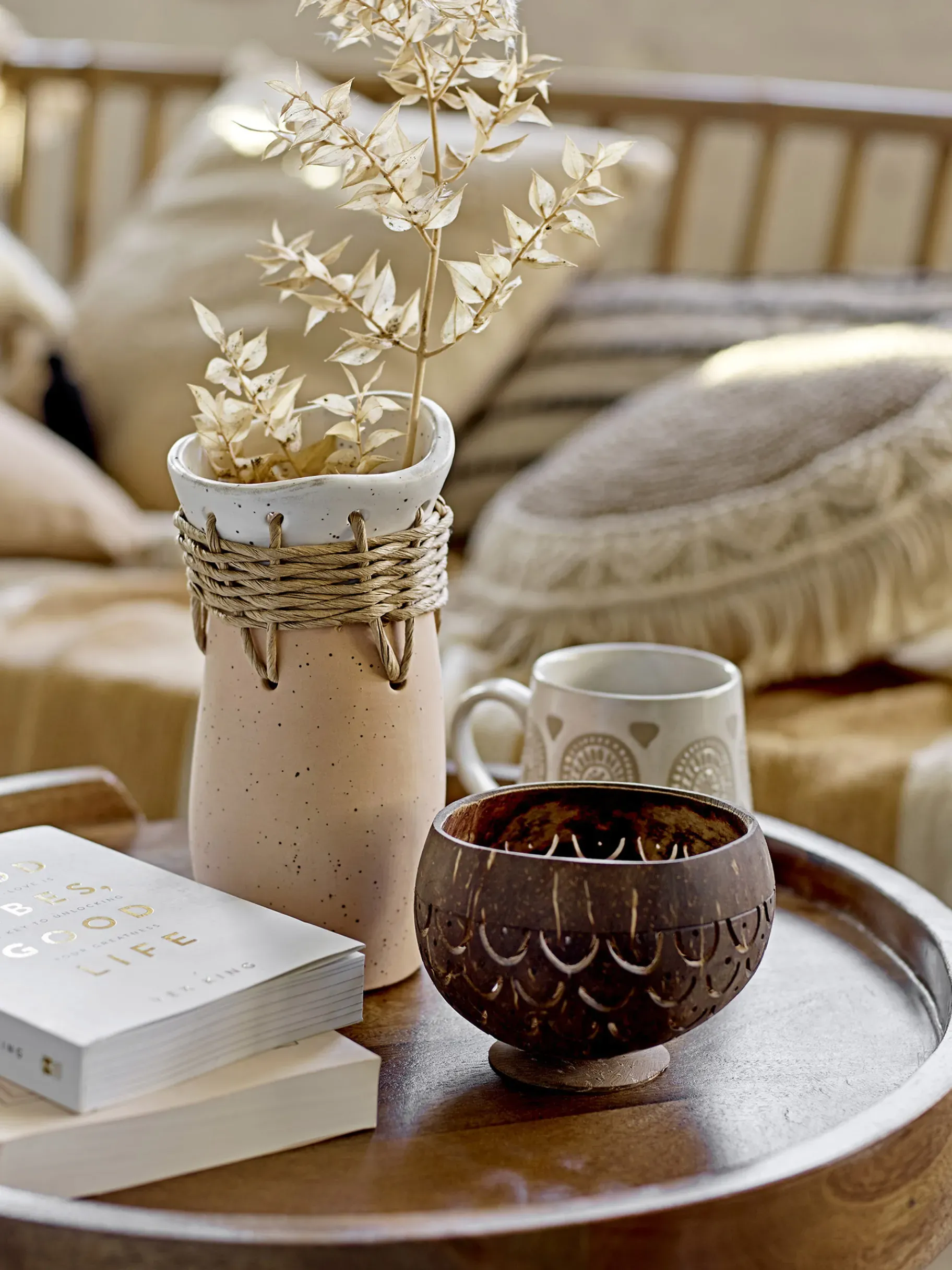 BENSIMON Vases<Vase haut ceramique corde - bloomingvill... NATUREL