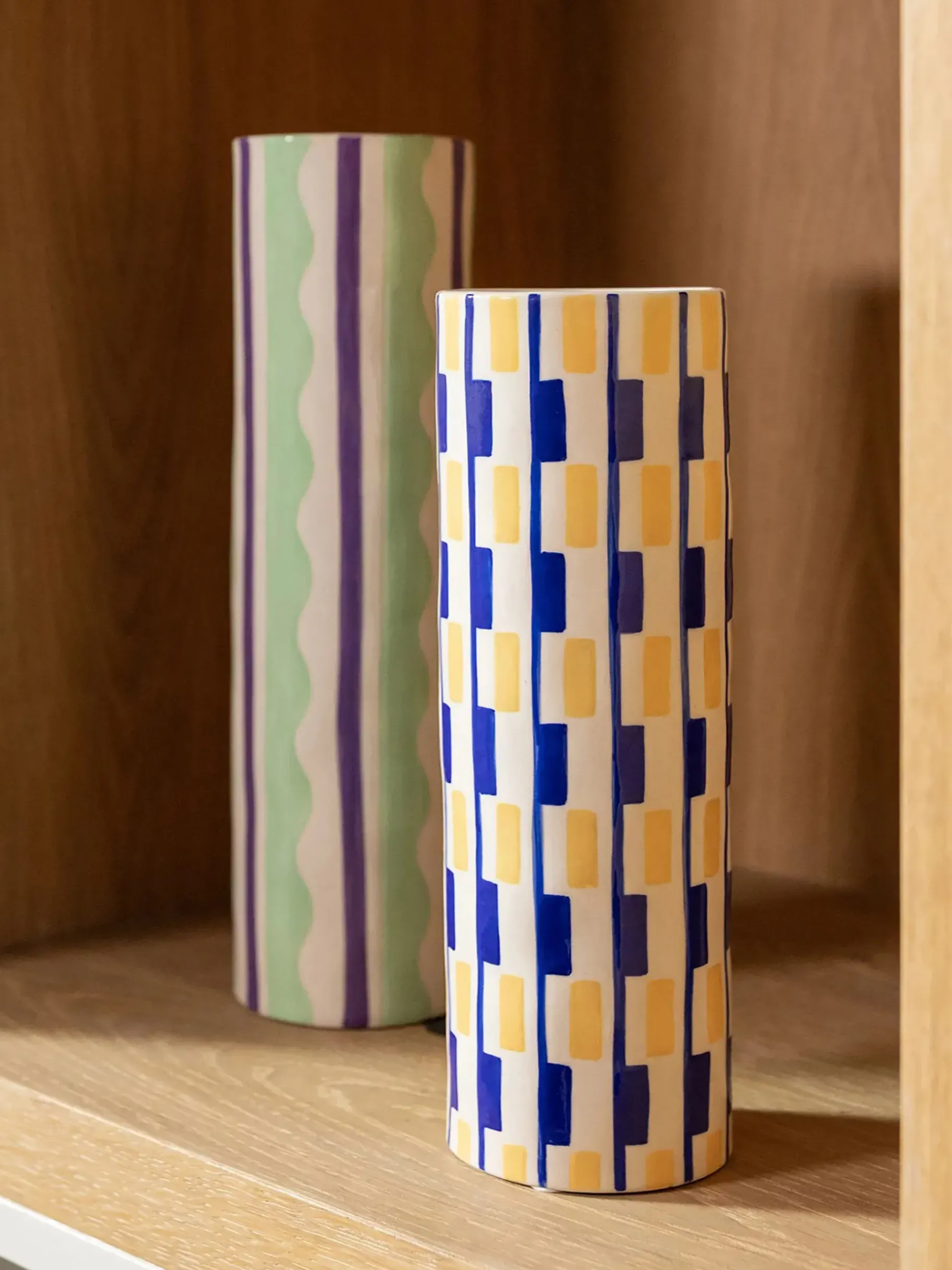 BENSIMON Vases<Vase haut clash oblong - &klevering MULTICOLORE