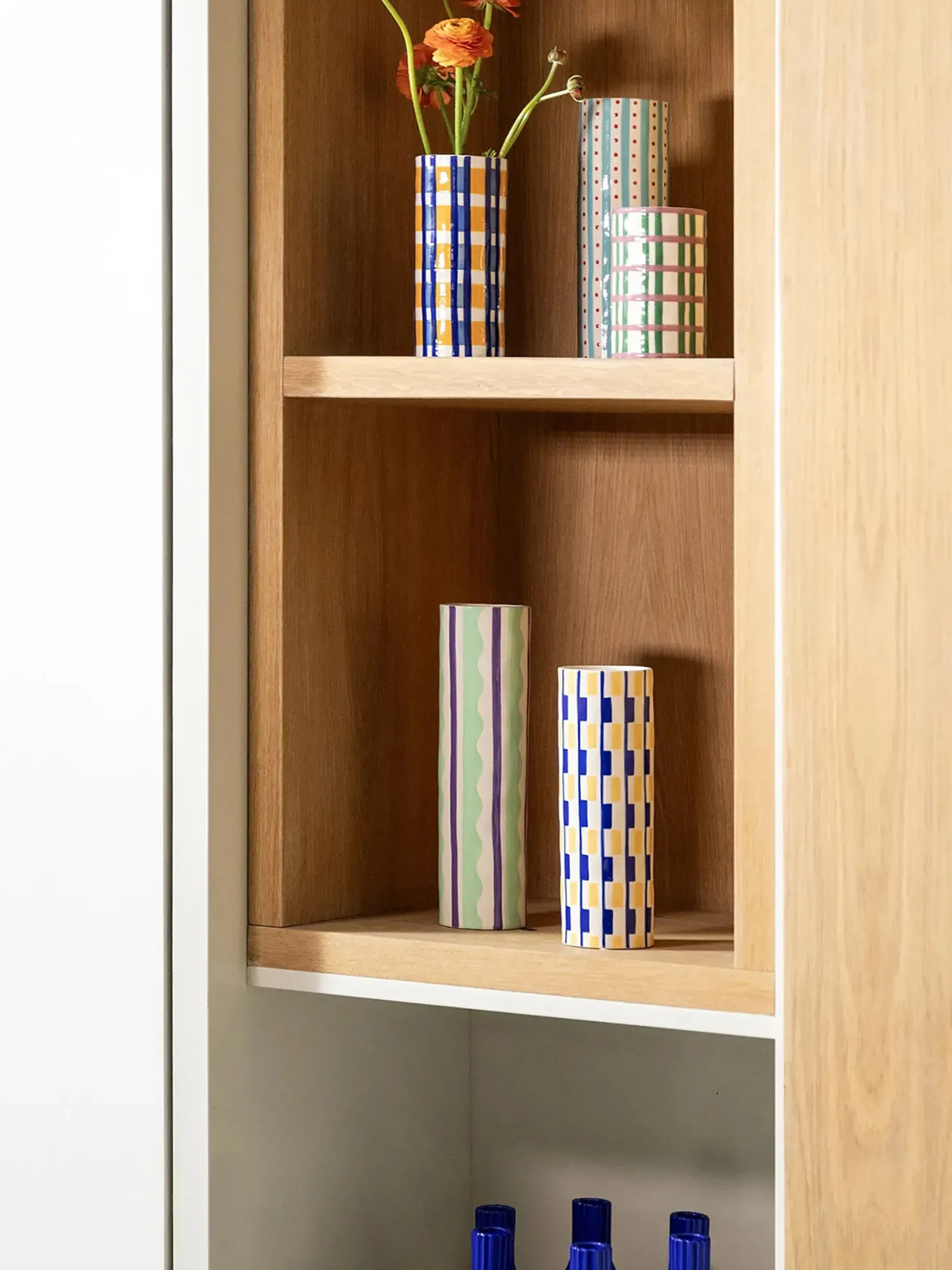 BENSIMON Vases<Vase haut clash oblong - &klevering MULTICOLORE