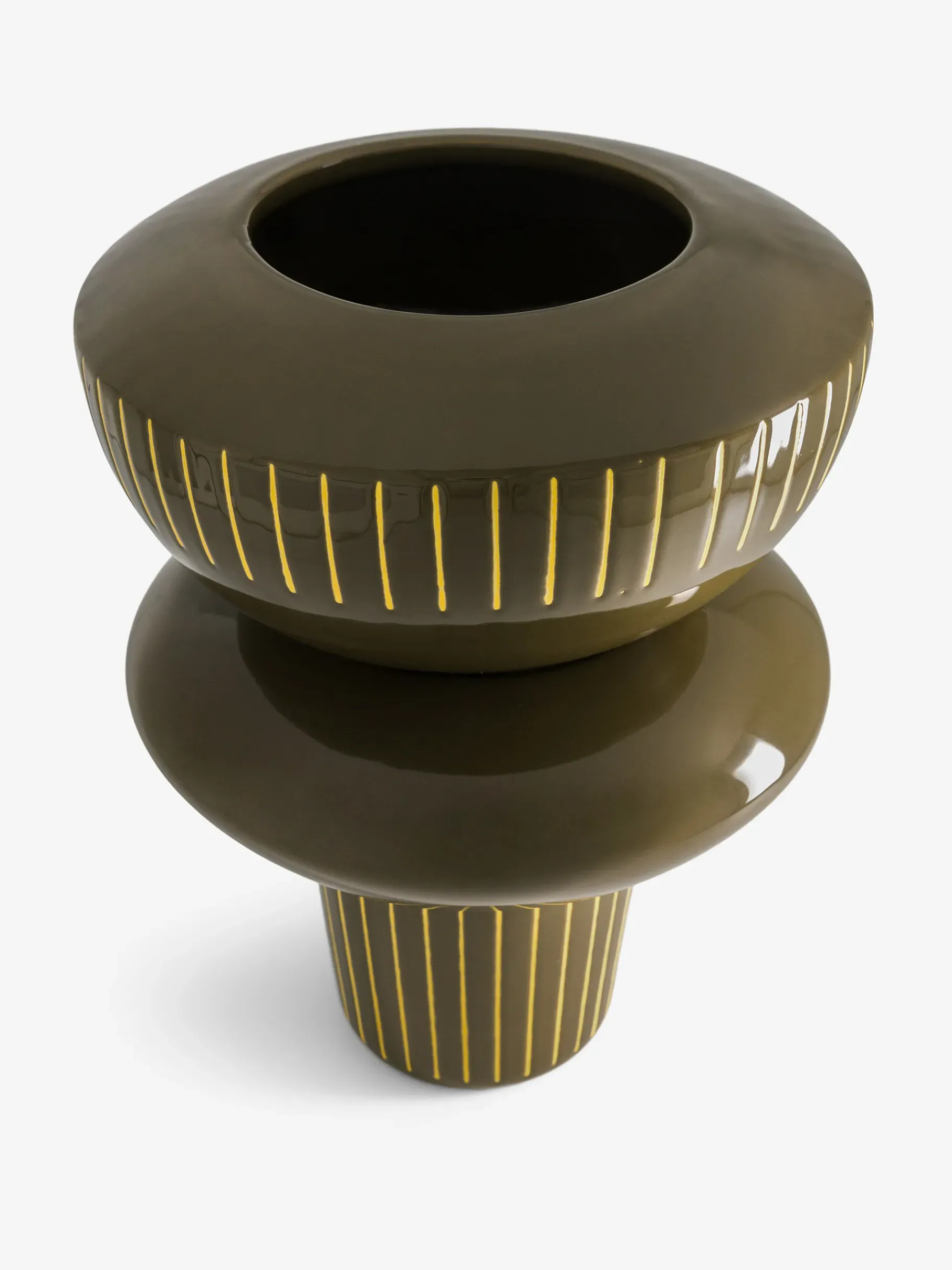 BENSIMON Vases<Vase nelson m h21 KAKI