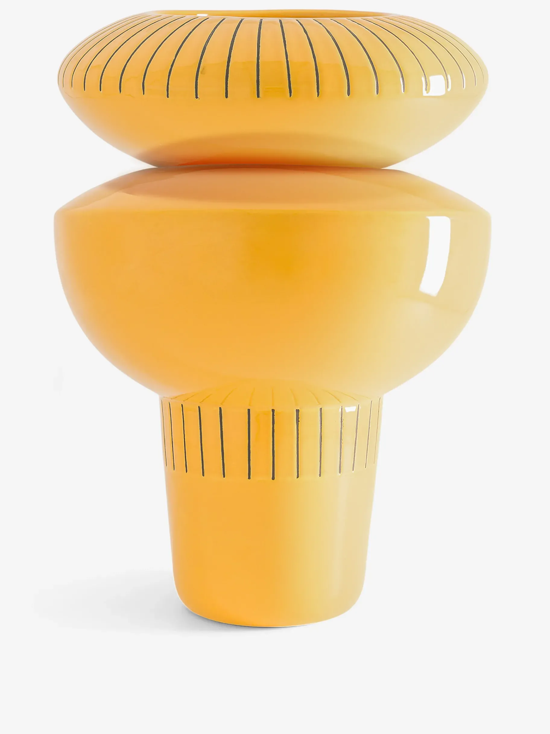 BENSIMON Vases<Vase nelson m yellow h21 JAUNE