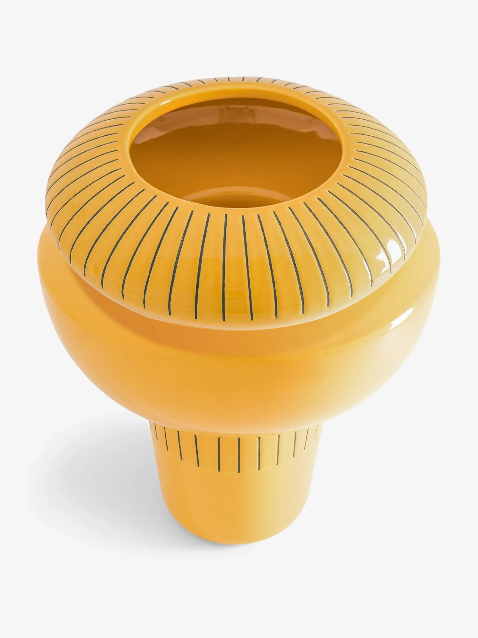 BENSIMON Vases<Vase nelson m yellow h21 JAUNE