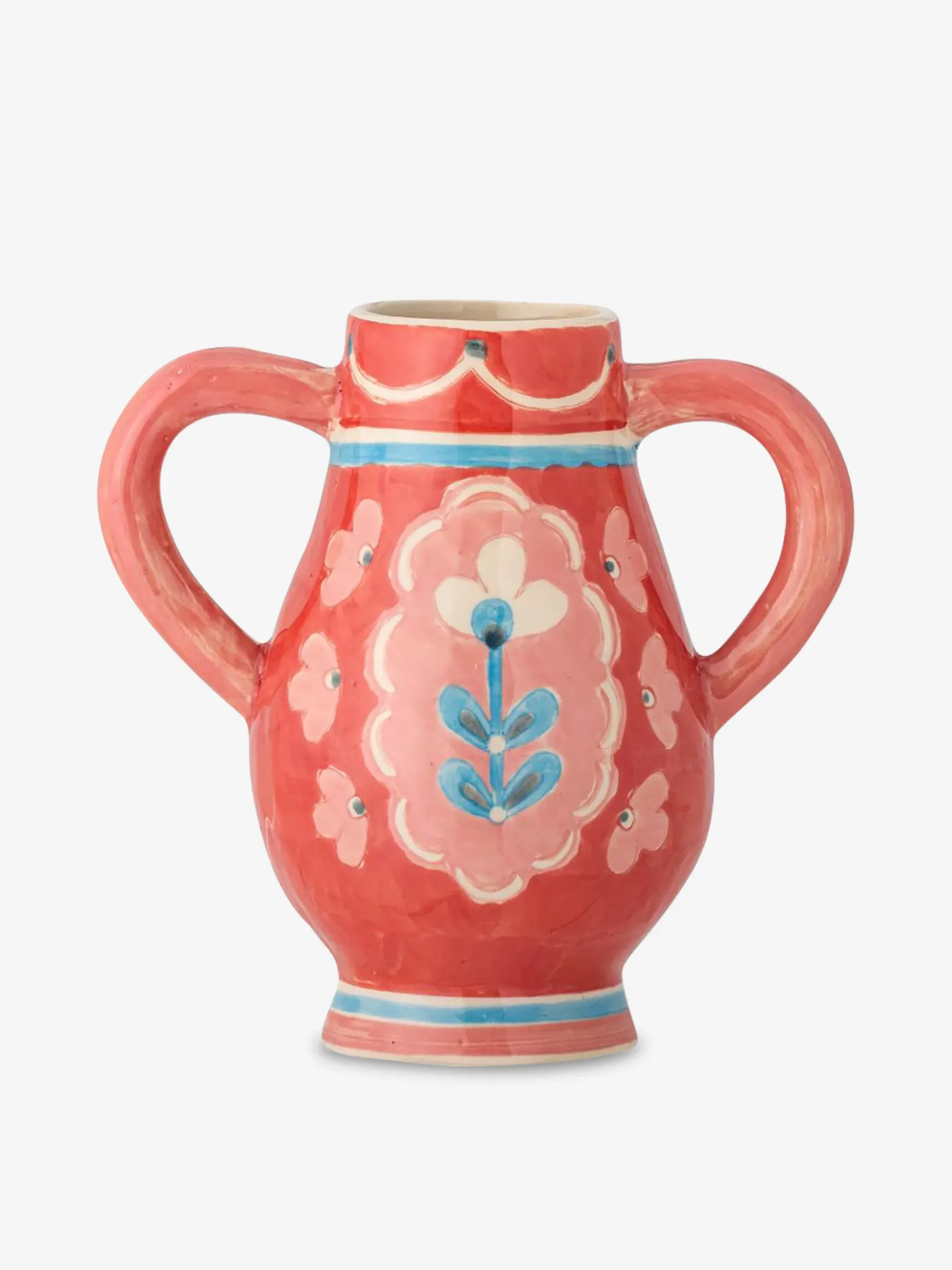 BENSIMON Vases<Vase odina peint a la main emaille - bloomingville ROUGE