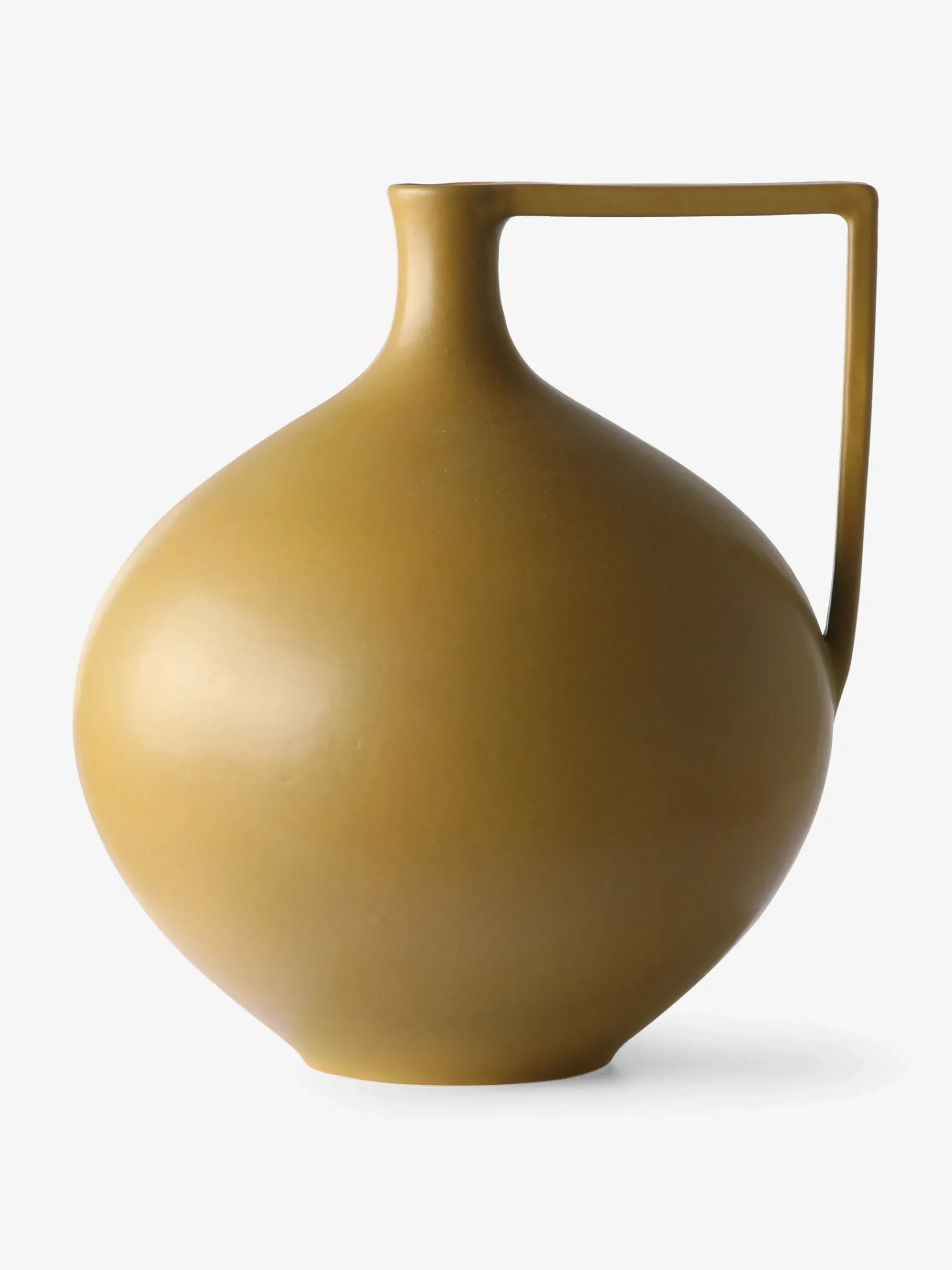 BENSIMON Vases<Vase pichet ceramique 26x23cm -... MOUTARDE