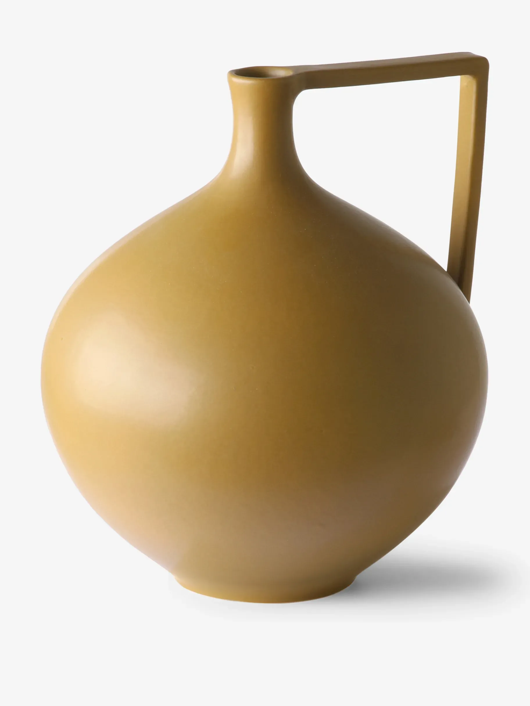 BENSIMON Vases<Vase pichet ceramique 26x23cm -... MOUTARDE