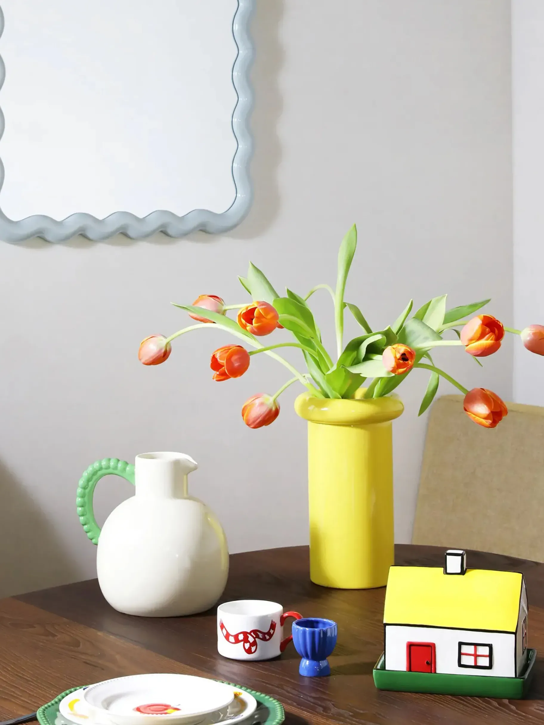 BENSIMON Vases<Vase turban - &klevering JAUNE