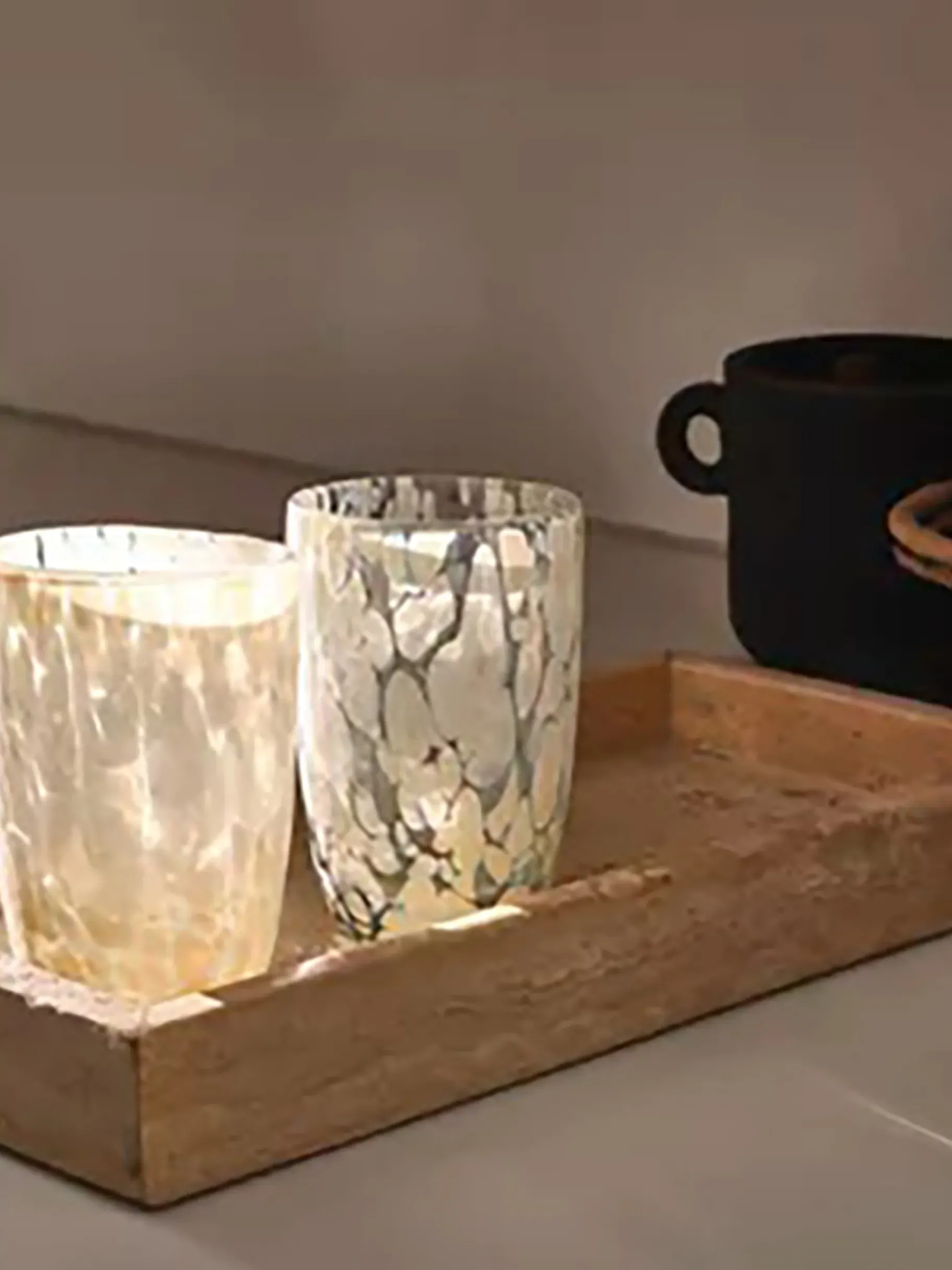 BENSIMON Verres & Carafes<Verre daphne blanc - pomax BLEU